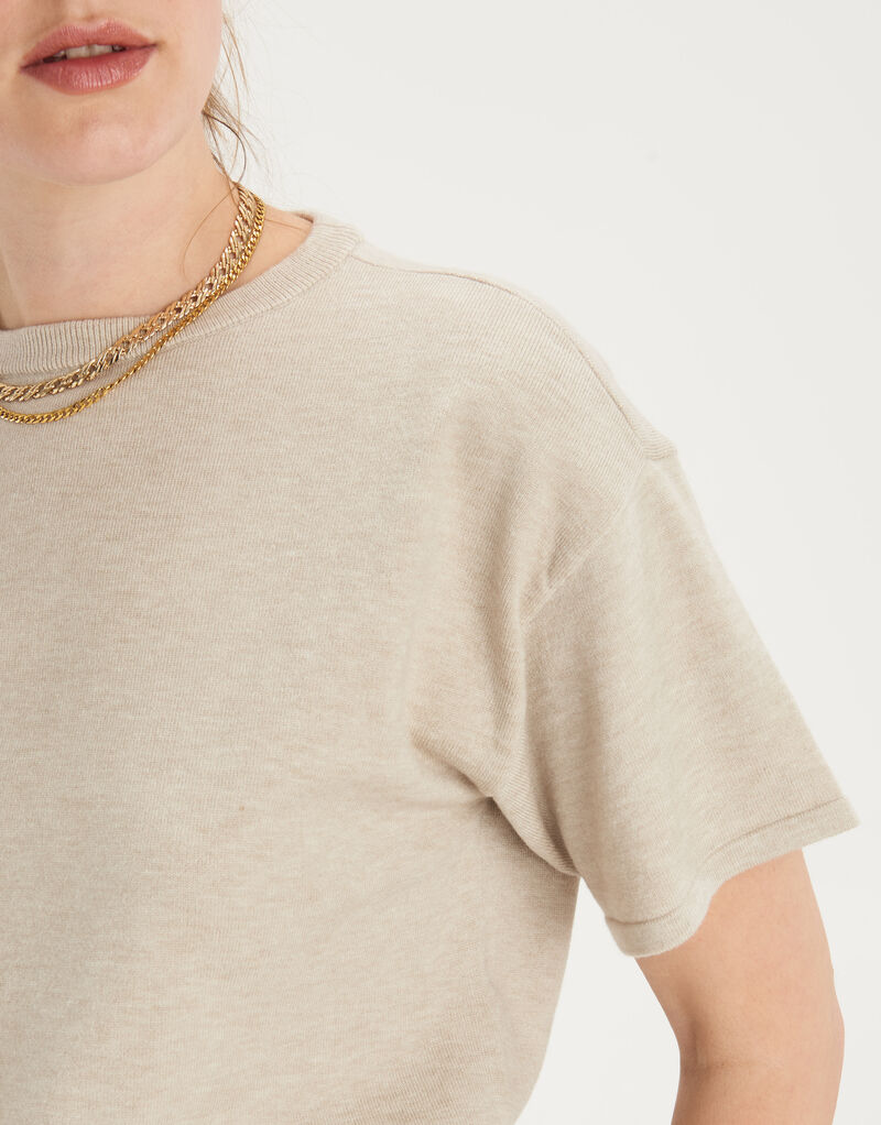 Knit Shortsleeve T-shirt