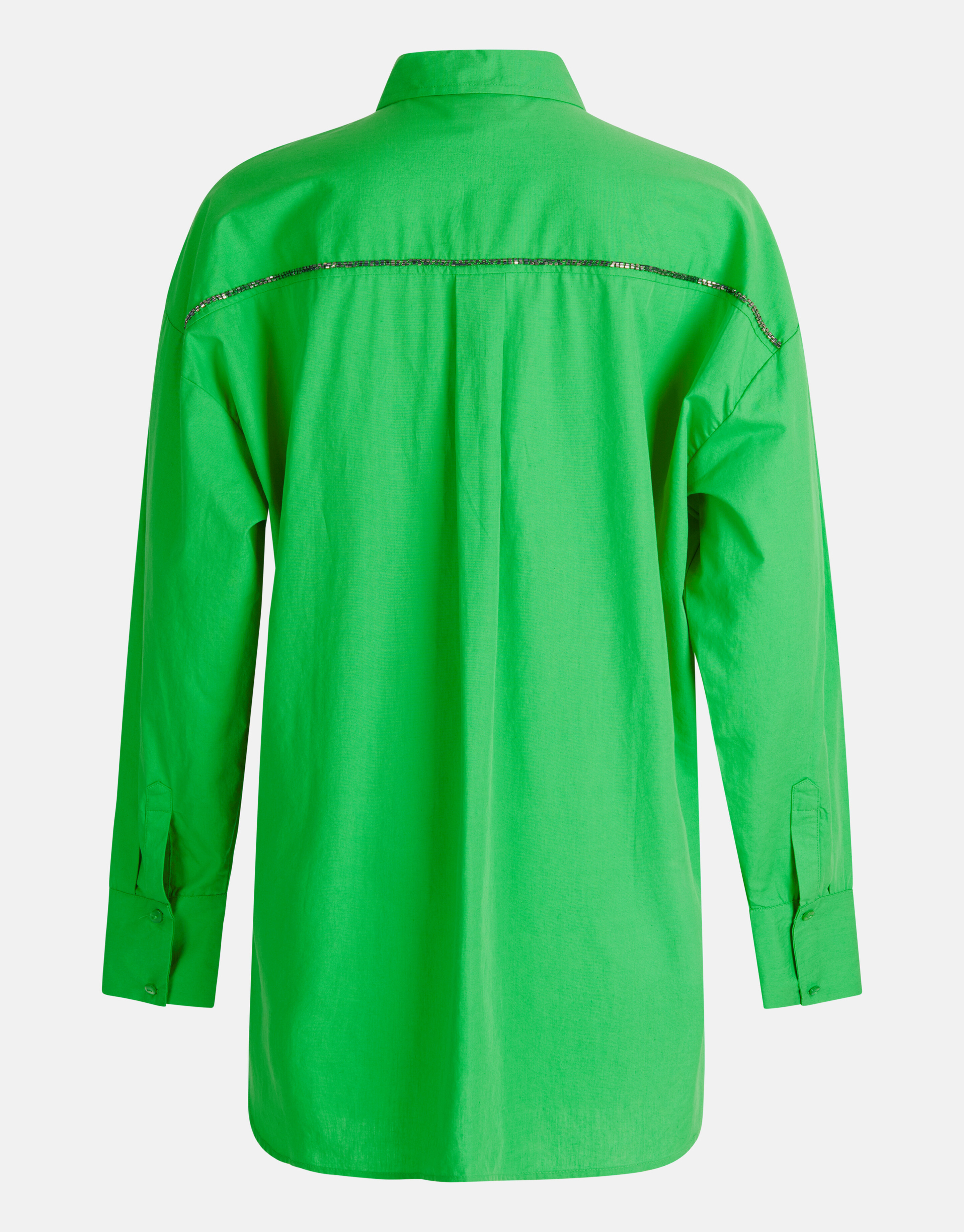 Poplin Blouse Groen By Mieke SHOEBY WOMEN