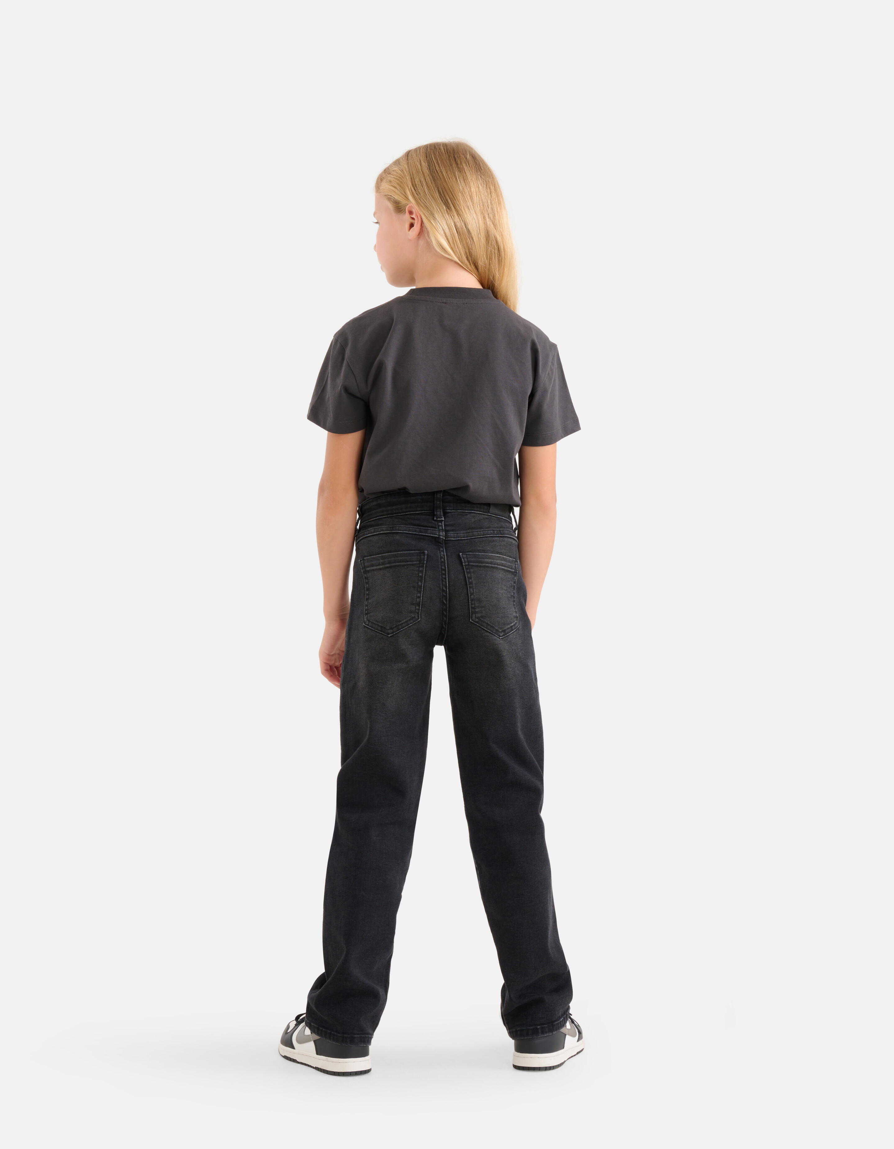 Heart Wide Leg Jeans Zwart SHOEBY GIRLS