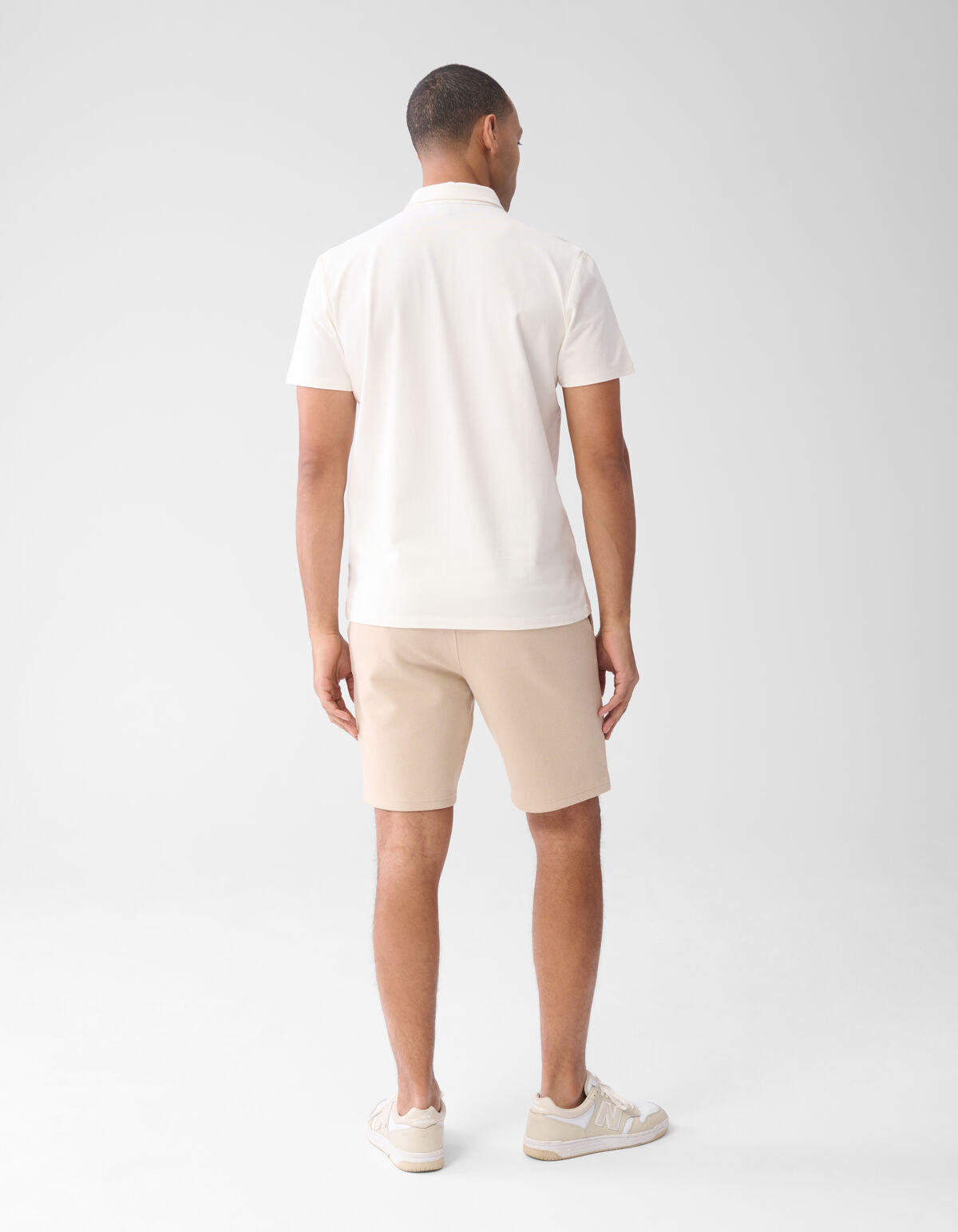 Jersey Polo Gebroken Wit SHOEBY MEN