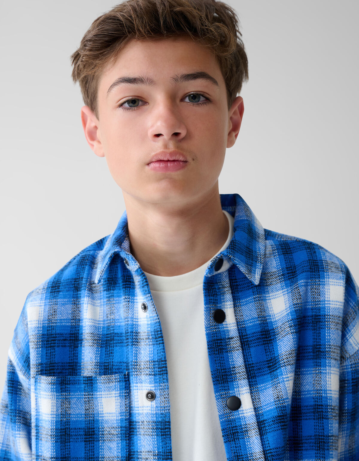 Ruiten Overshirt Blauw SHOEBY BOYS