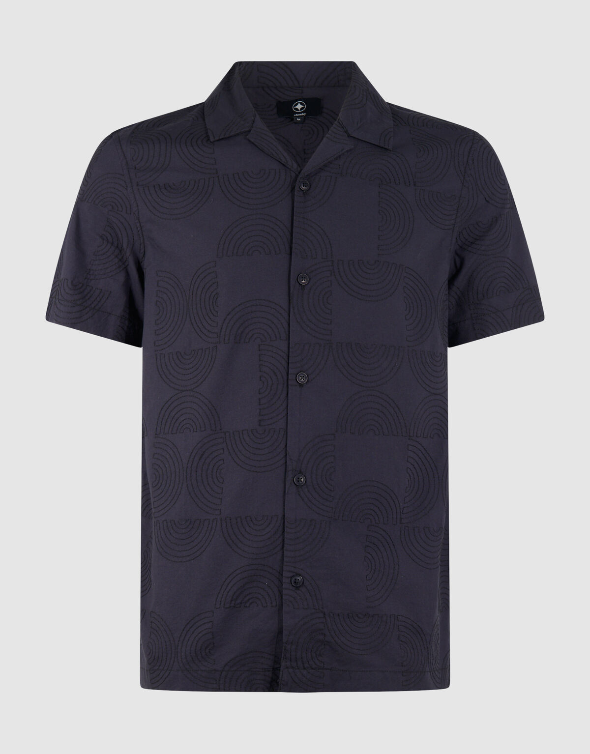 Multiple Embroidery T-shirt Donkergrijs SHOEBY MEN