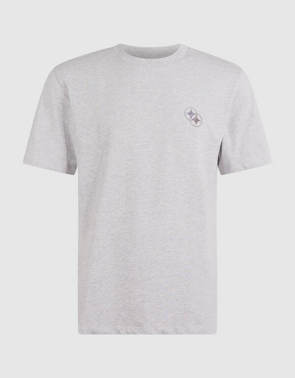 Diagonal T-shirt Lichtgrijs SHOEBY MEN