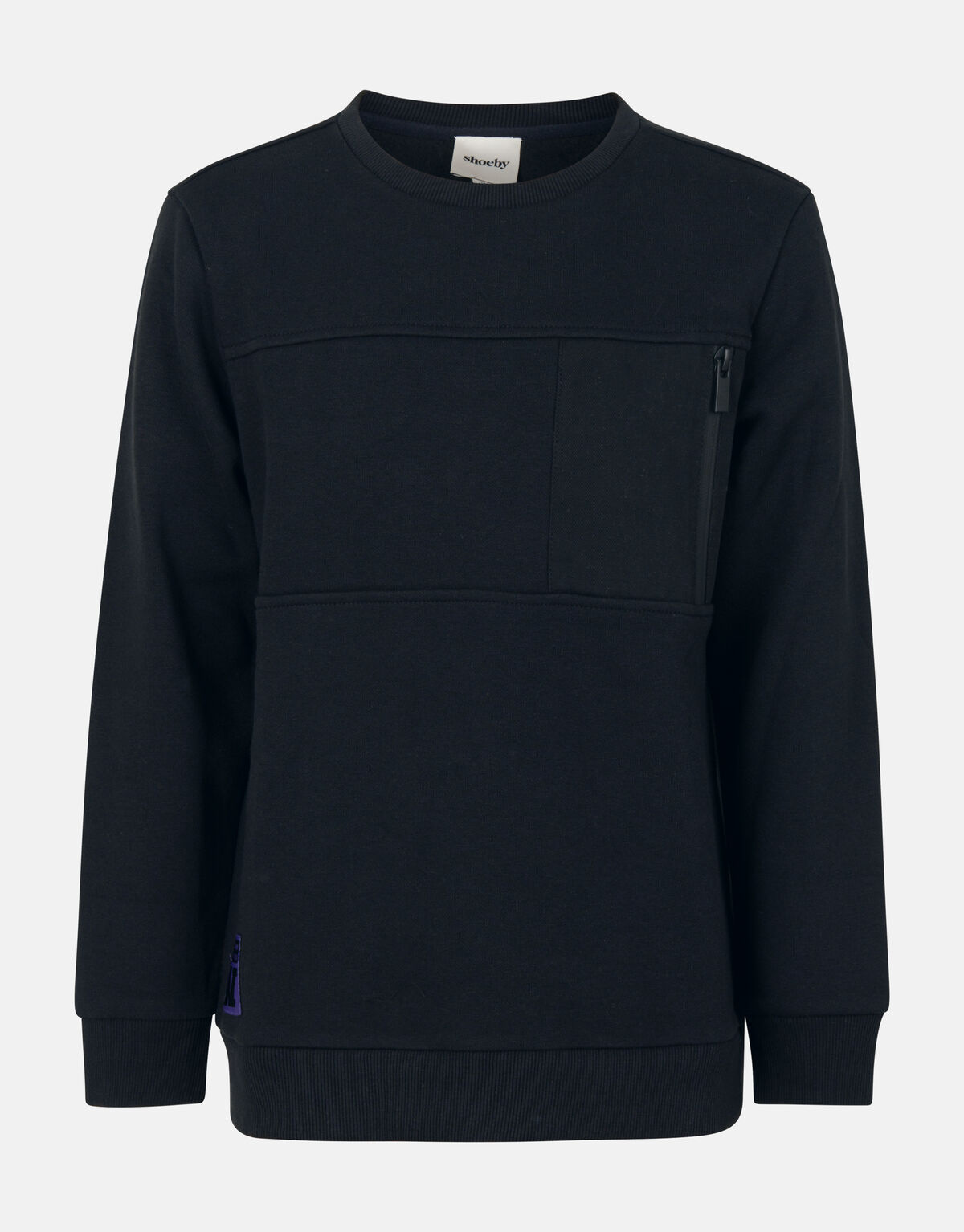 Zipper Sweater Zwart SHOEBY BOYS