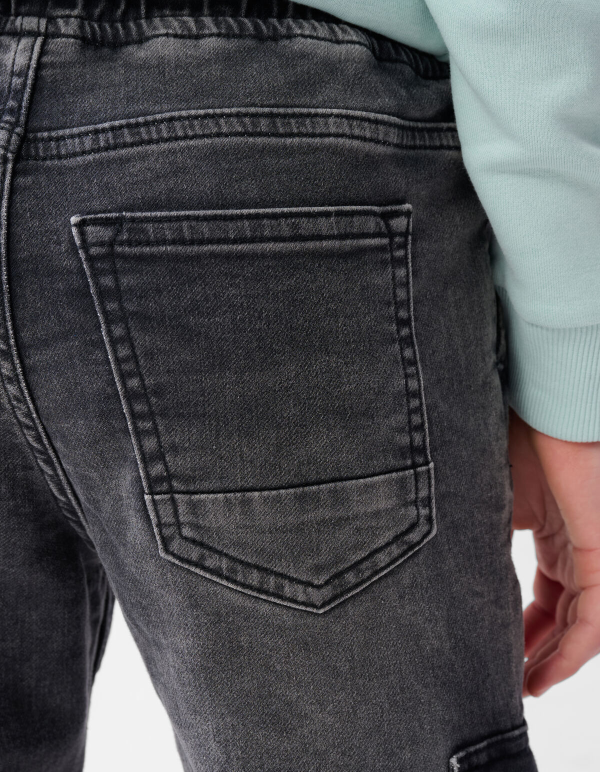 Cargo Jog Broek Donkergrijs SHOEBY BOYS