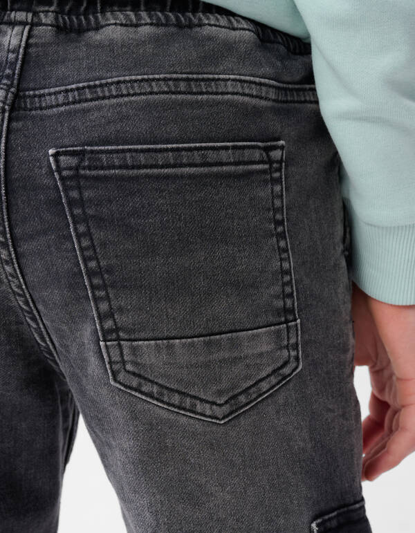 Cargo Jog Broek Donkergrijs SHOEBY BOYS