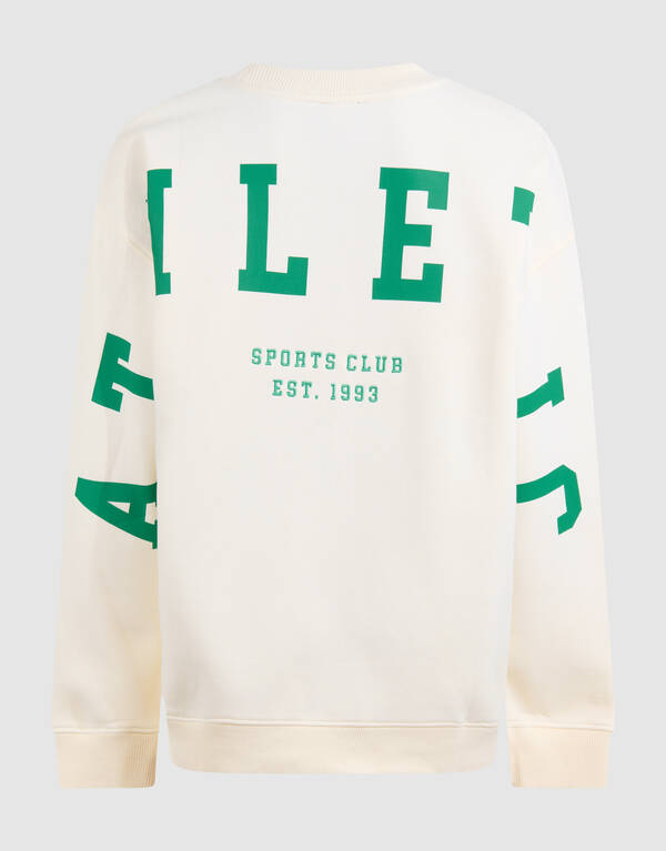 Athletic Artwork Sweater Gebroken Wit SHOEBY BOYS