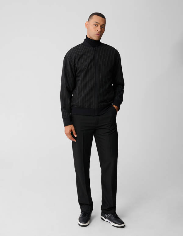 Pinstripe Bomber Jack Zwart SHOEBY MEN