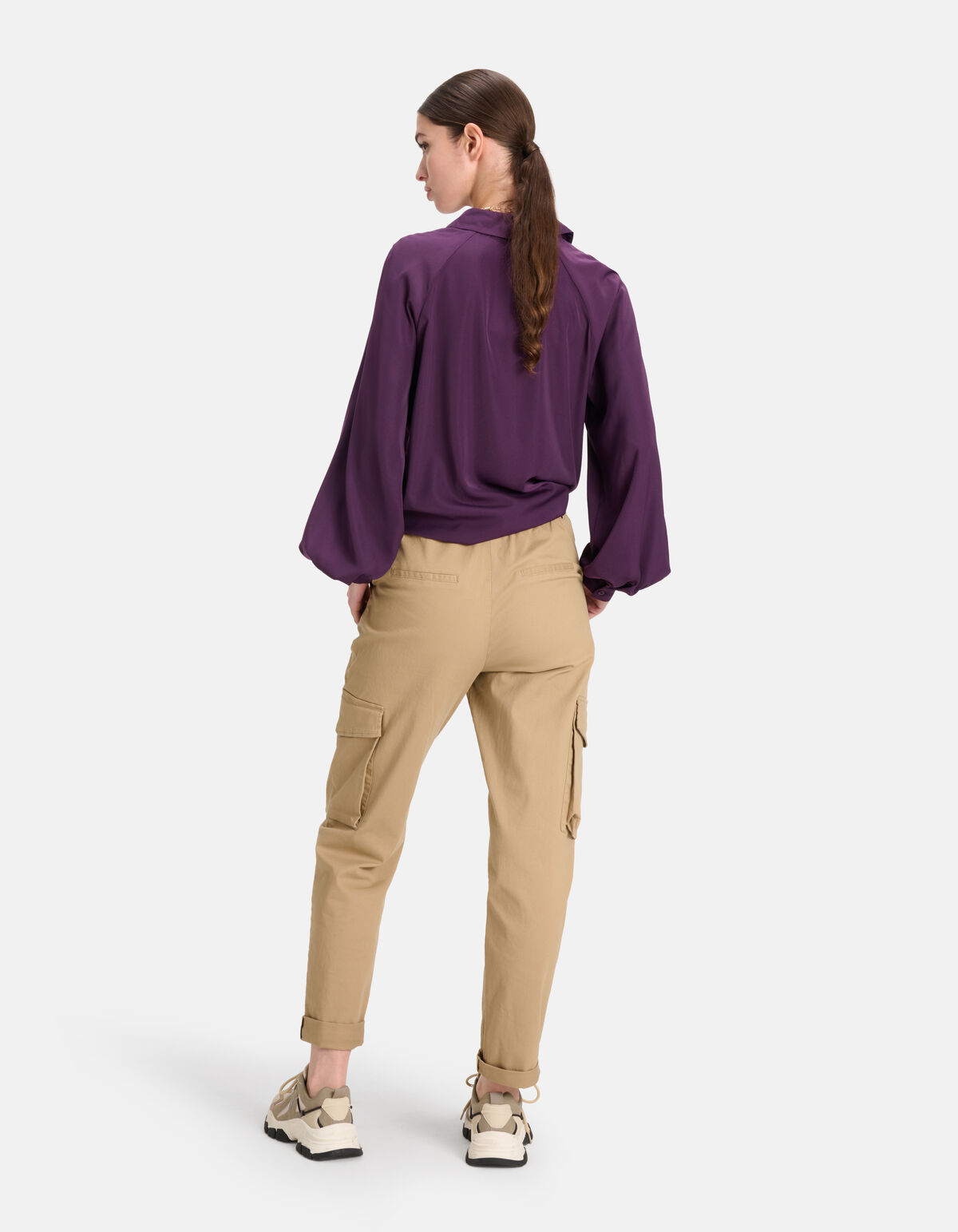 Soepelvallende Blouse Paars SHOEBY WOMEN