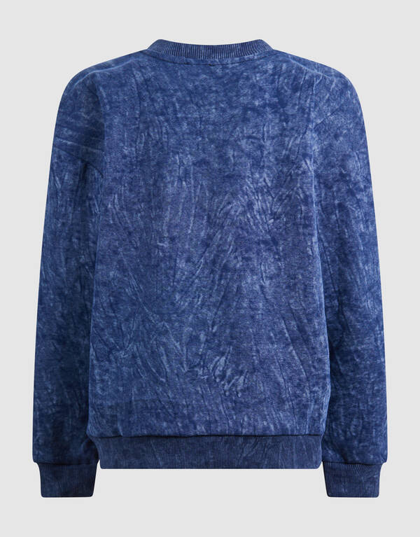 Washed Sweater Blauw SHOEBY BOYS