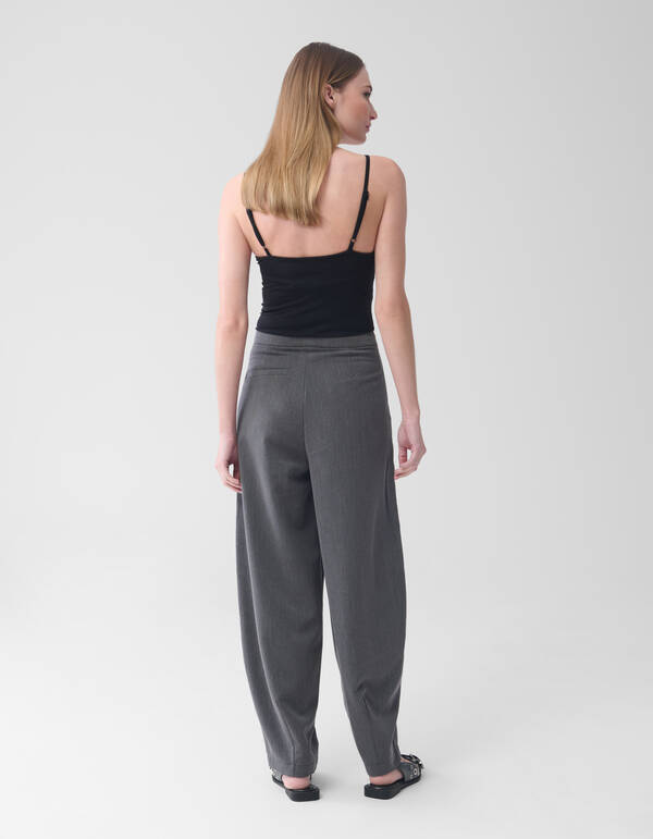 Balloon Fit Broek Donkergrijs SHOEBY WOMEN