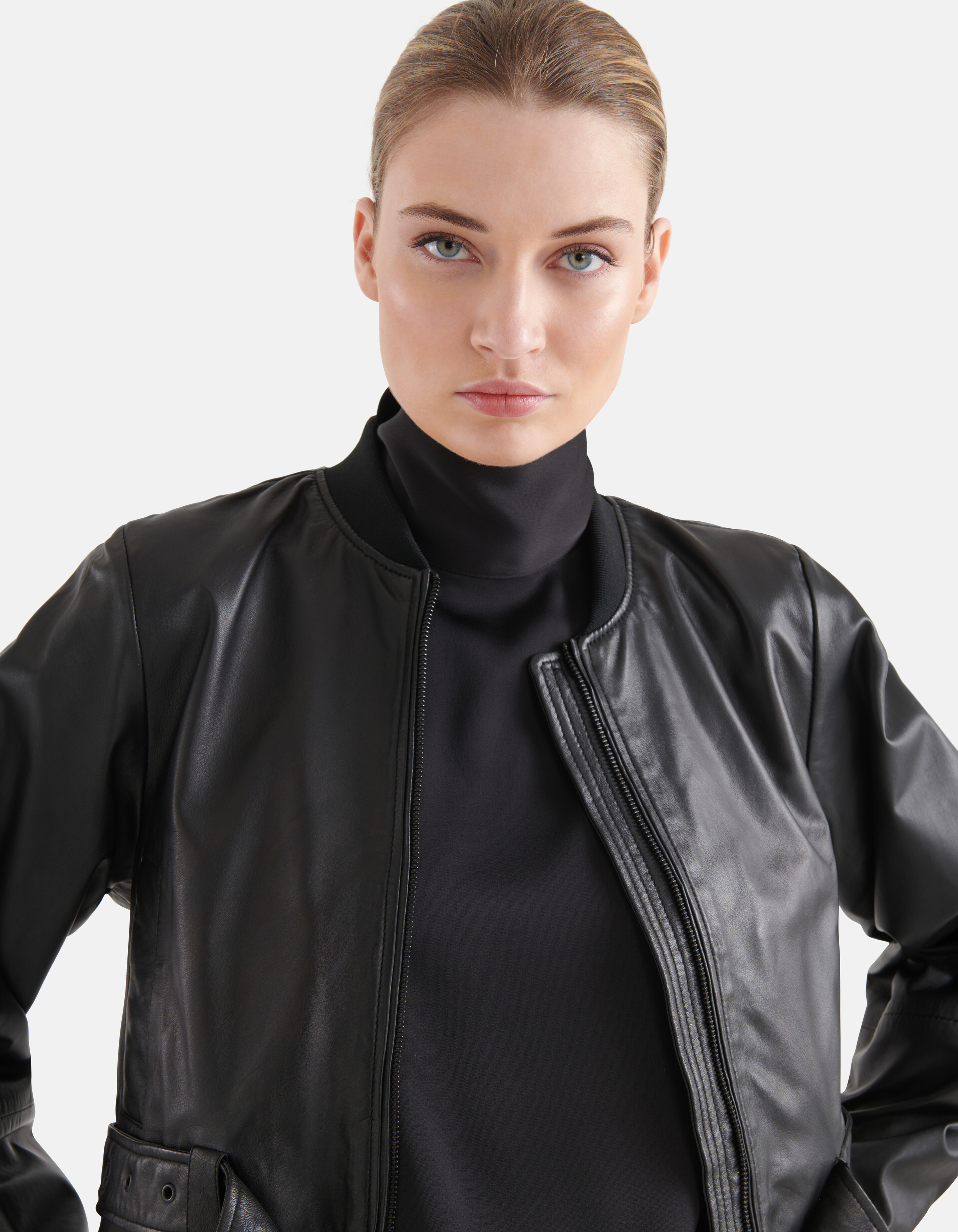 Leather Jacket by Mieke Eksept