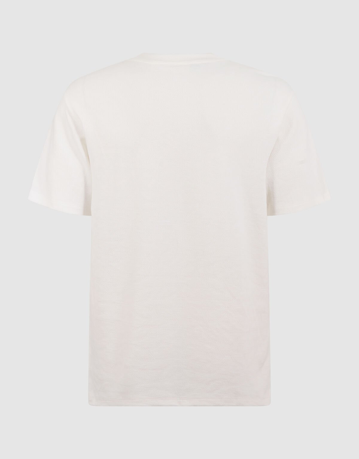 Spark Structuur T-shirt Gebroken Wit SHOEBY MEN