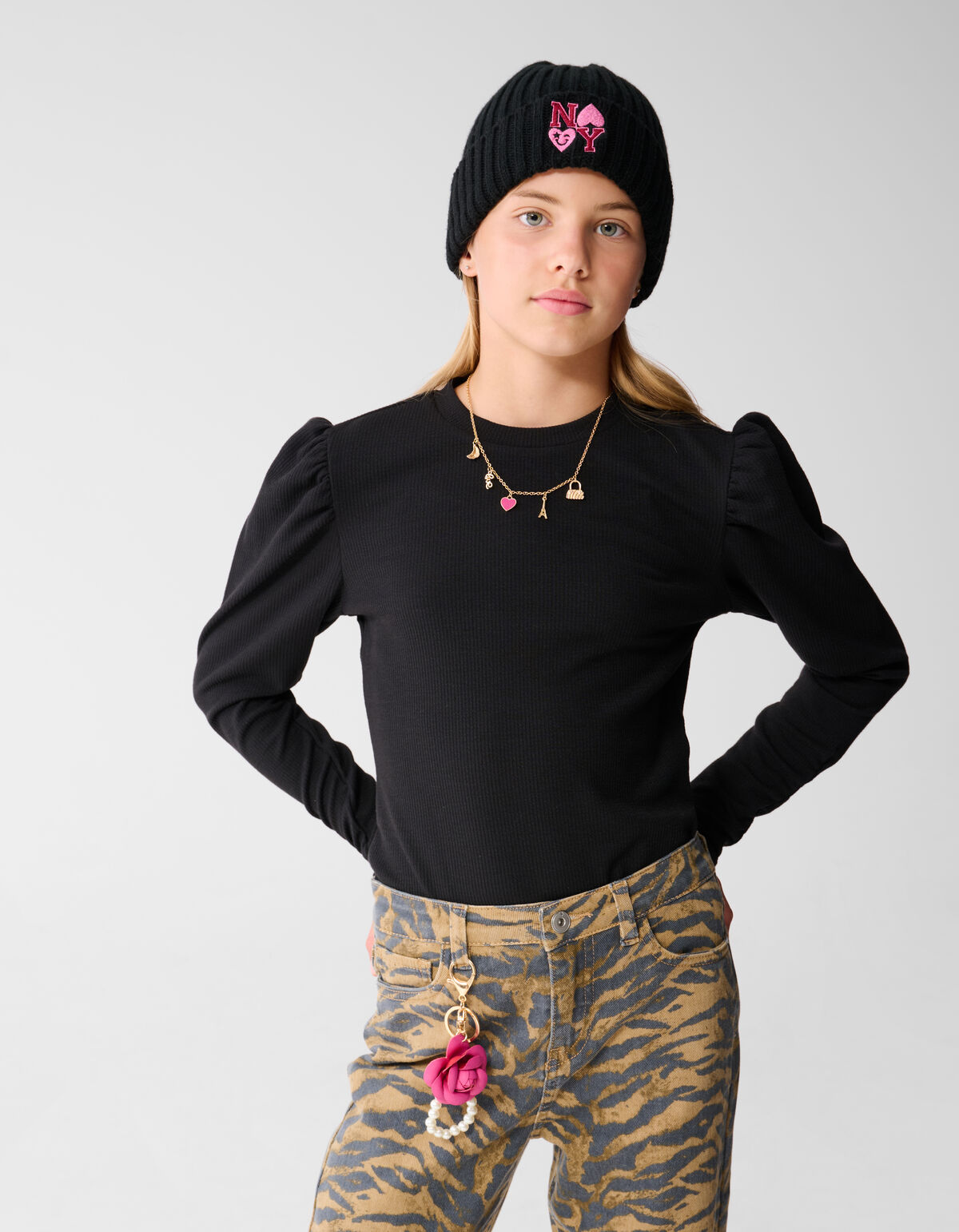 Puff Top Zwart SHOEBY GIRLS
