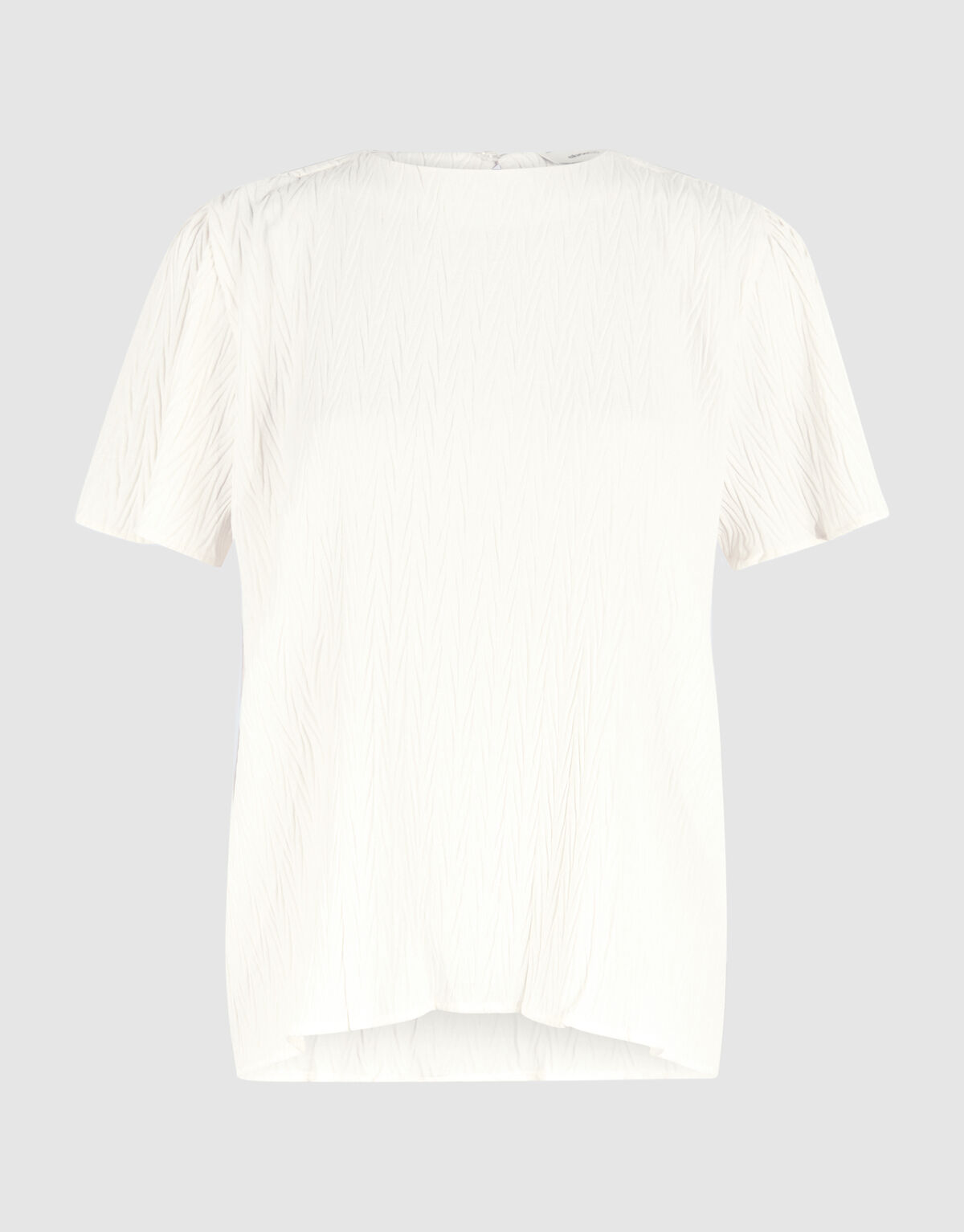 Crinkle Twist Top Gebroken Wit SHOEBY WOMEN