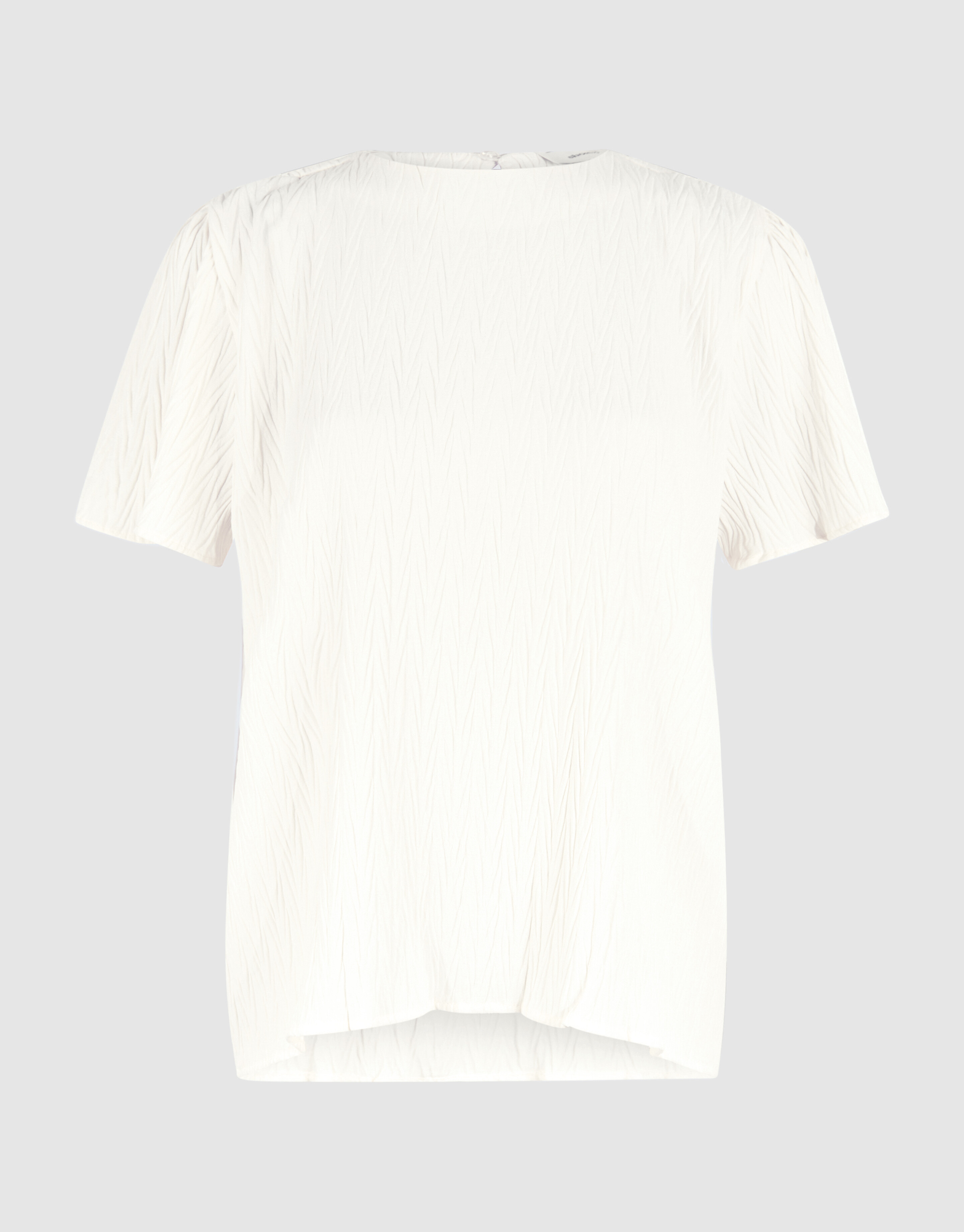 Crinkle Twist Top Gebroken Wit SHOEBY WOMEN