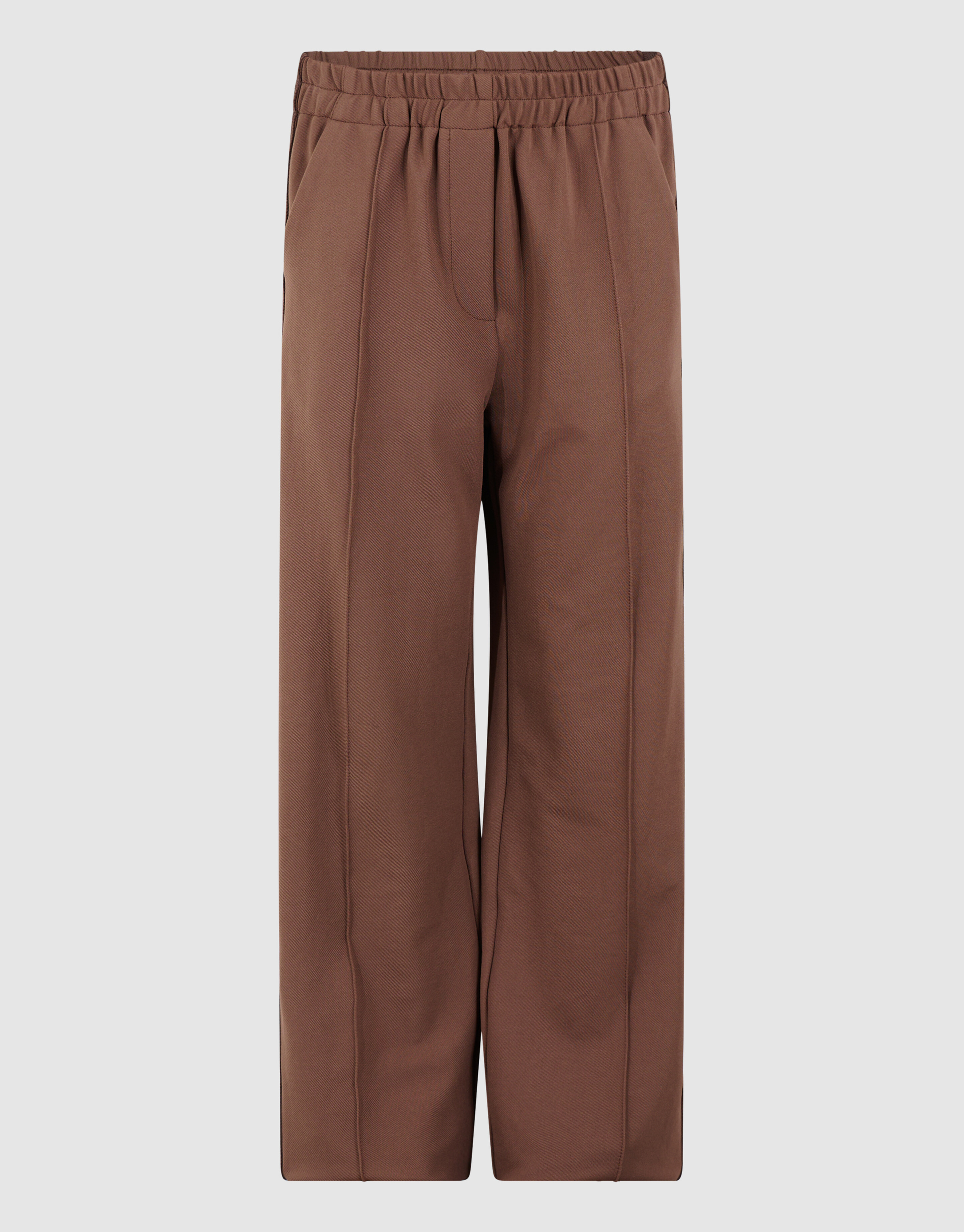 Fancy Tape Wide Leg Broek Bruin SHOEBY GIRLS