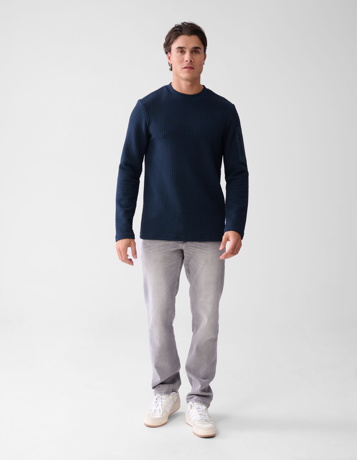 Straight Fit Jeans Grijs L34 SHOEBY MEN