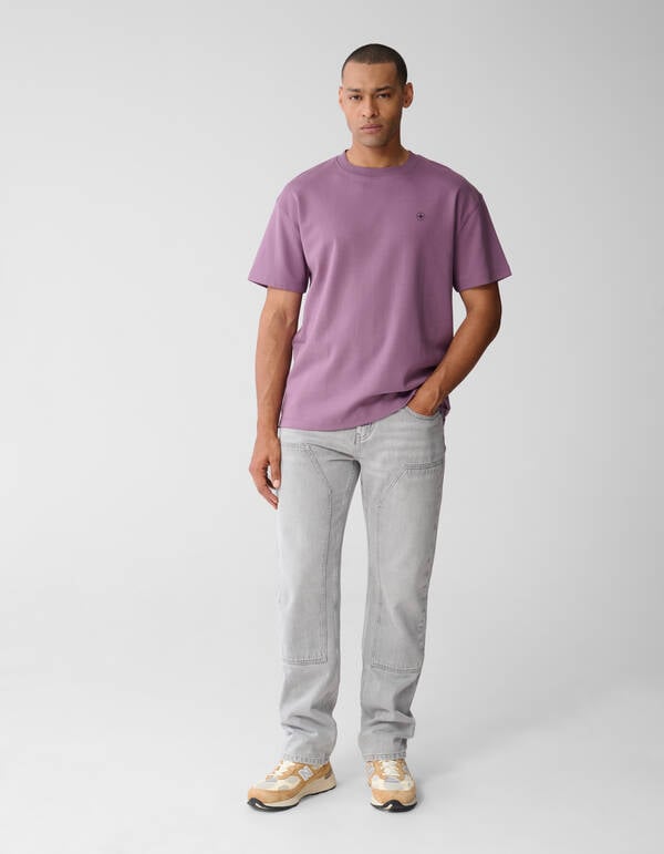 Spark Artwork T-shirt Paars SHOEBY MEN