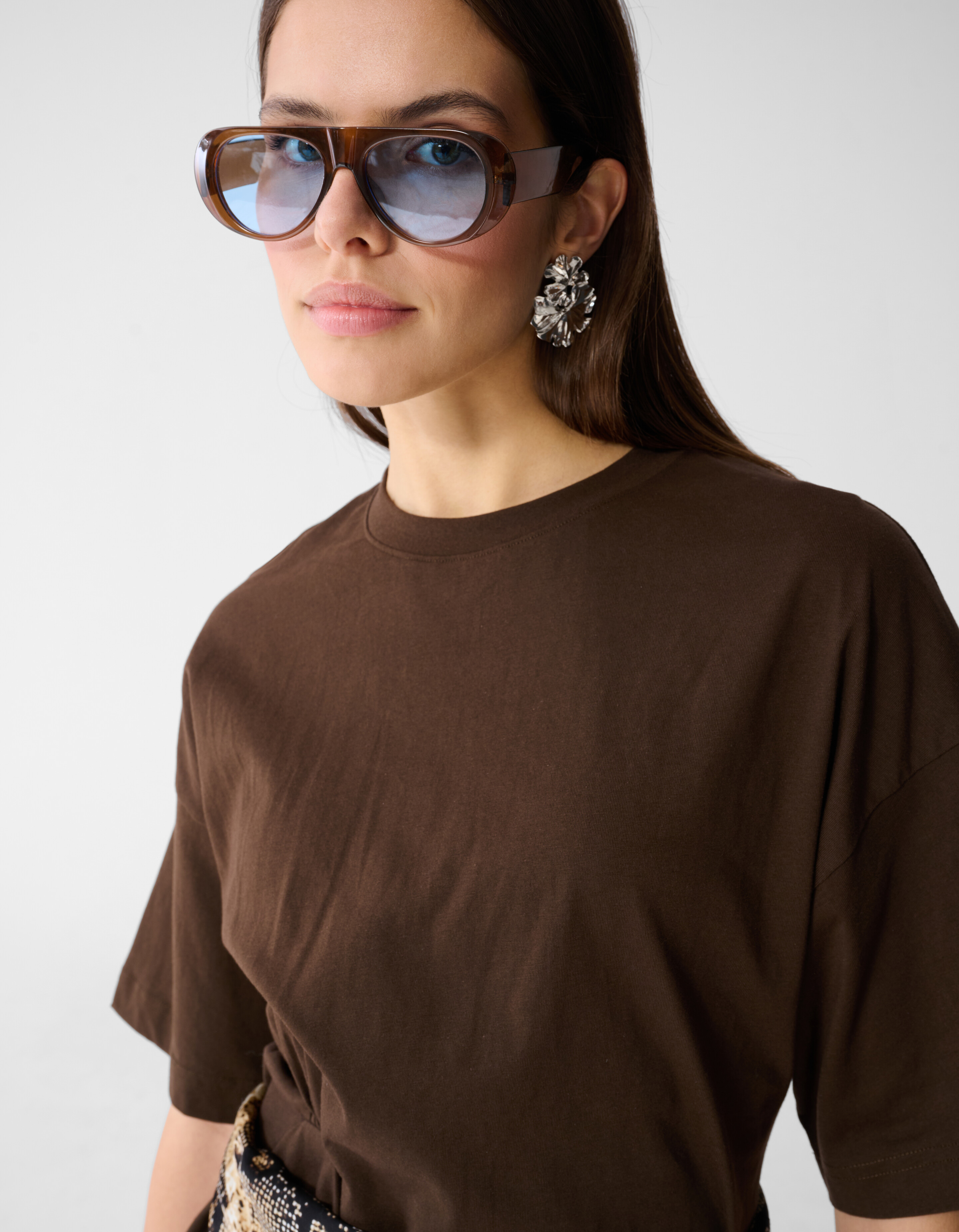 Knot T-shirt Bruin SHOEBY WOMEN