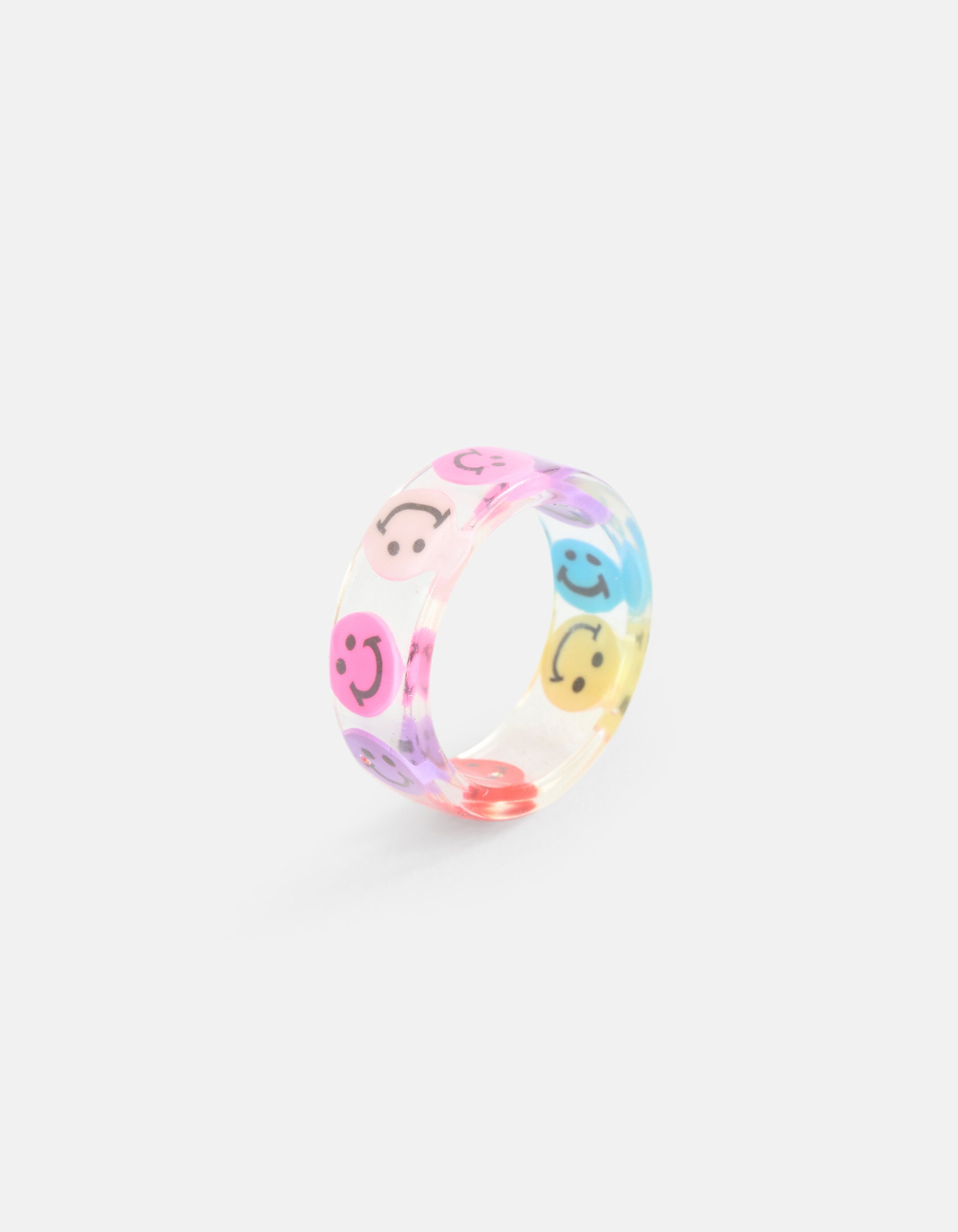 Smiley Ring Roze SHOEBY ACCESSOIRES