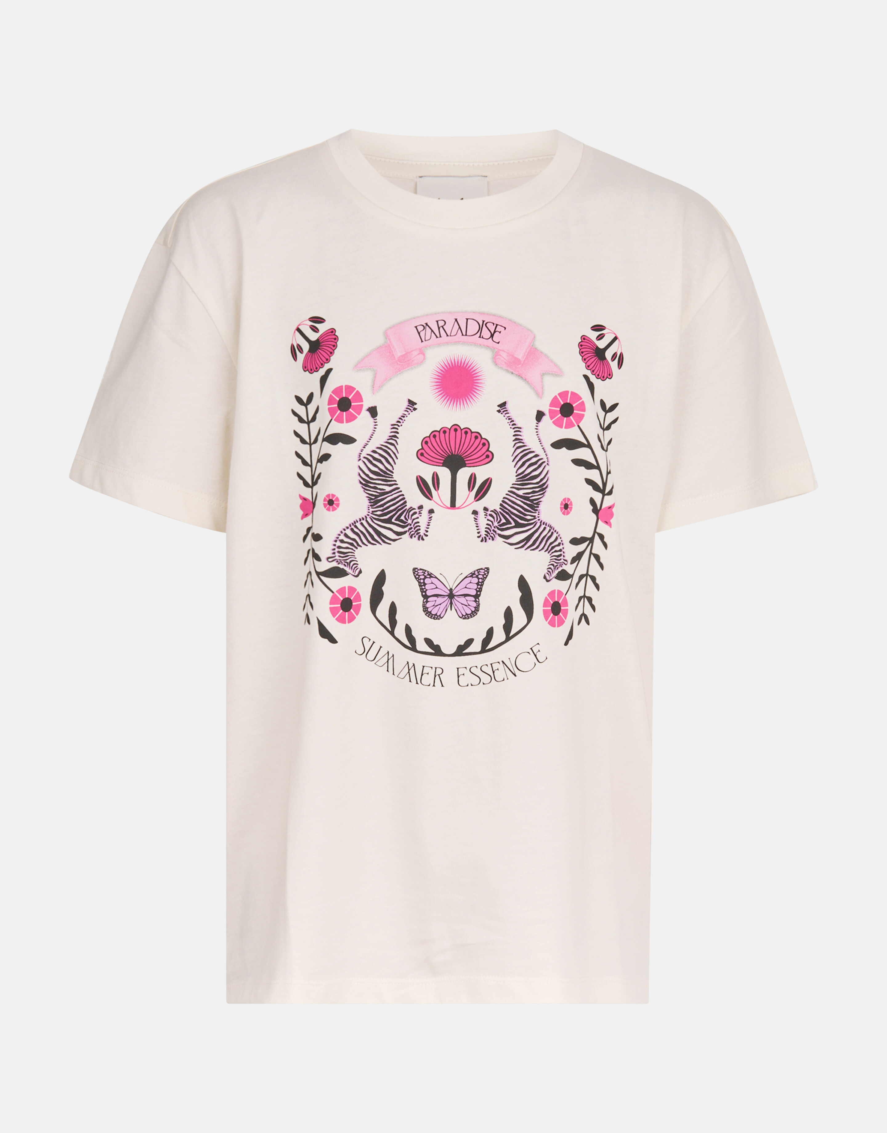 Artwork T-shirt  Gebroken Wit SHOEBY GIRLS