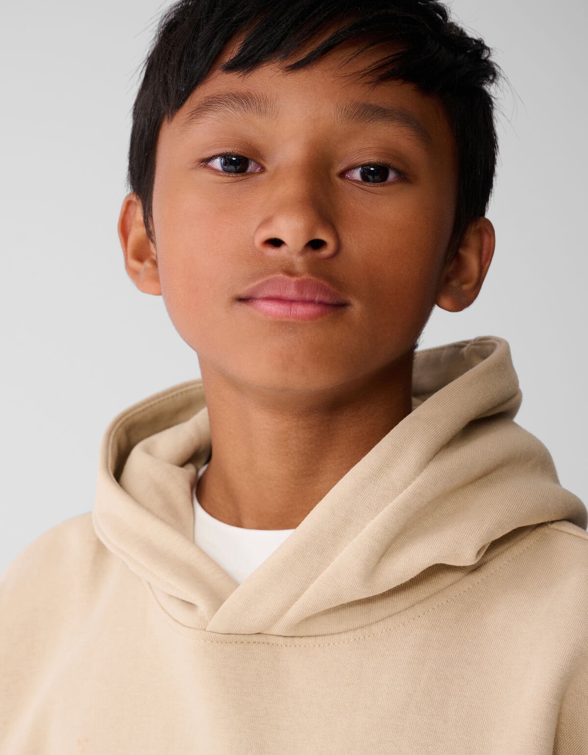 Rule Breaker Artwork Hoodie Beige SHOEBY BOYS