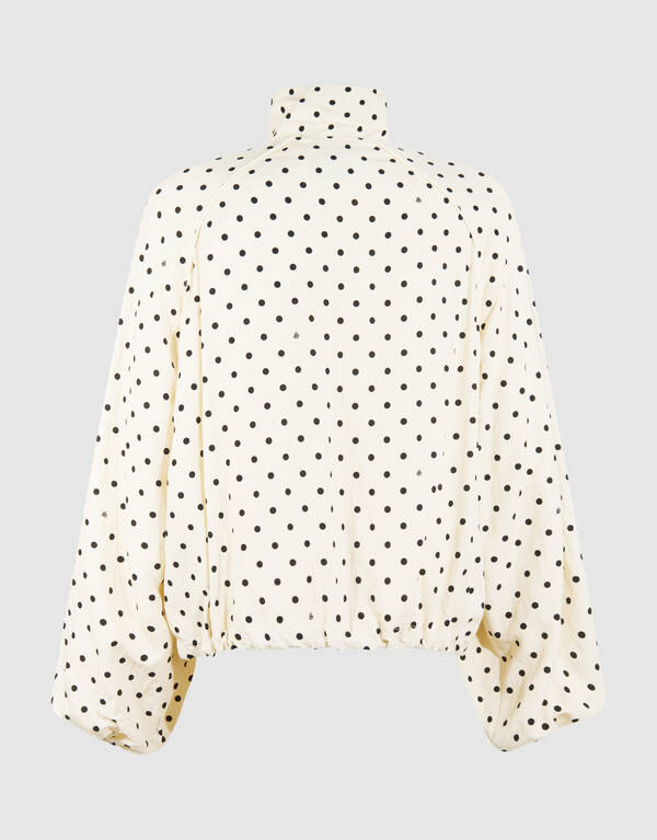 Oversized Polkadot Jack Gebroken Wit SHOEBY WOMEN