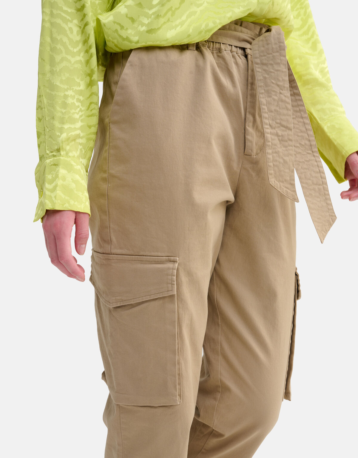 Cargo Broek Beige SHOEBY WOMEN