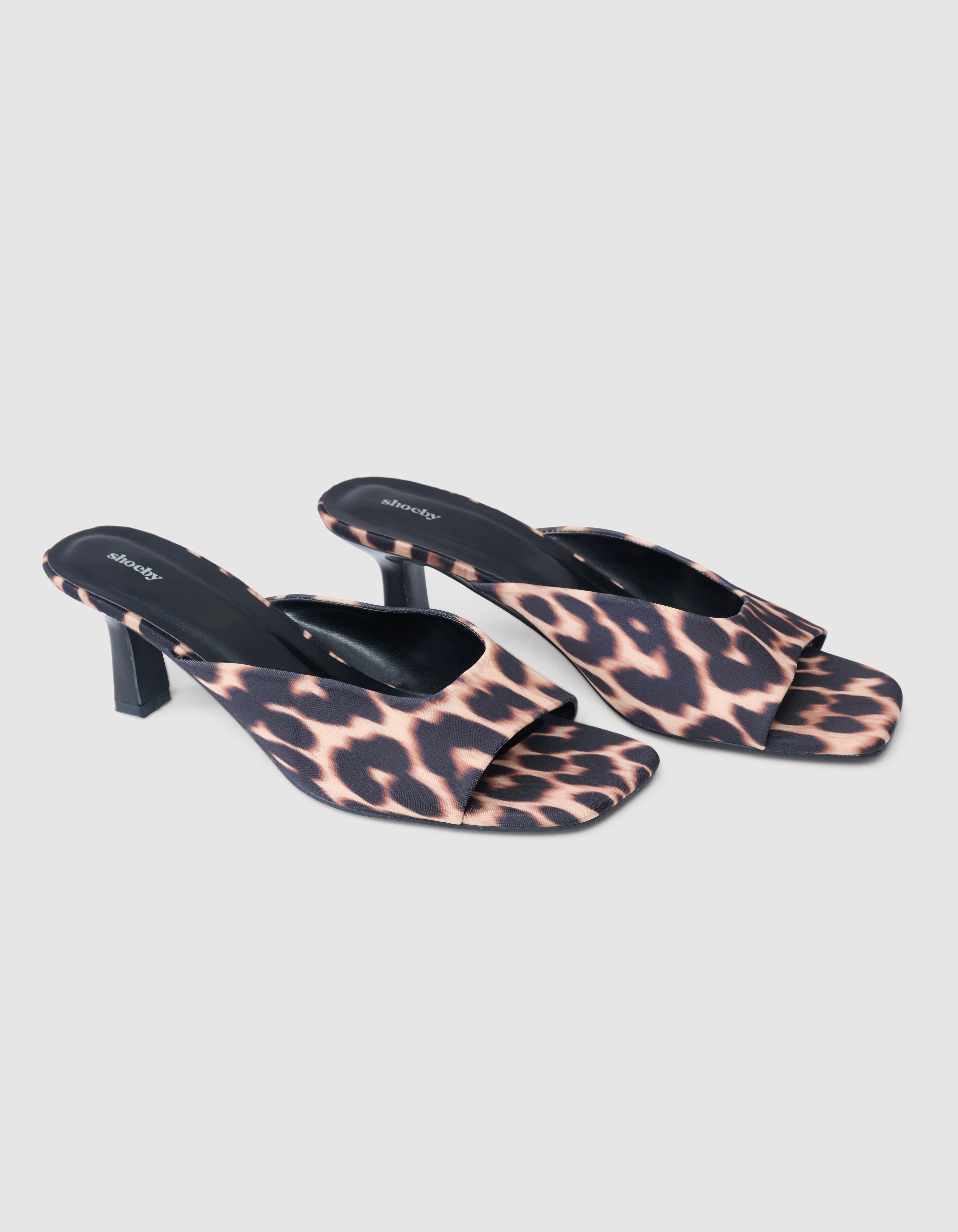 Leopard Hakken Bruin SHOEBY SHOES