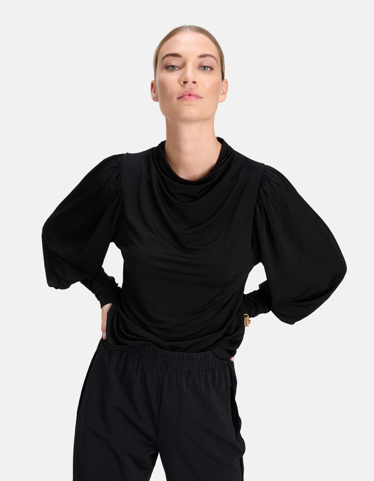 Waterval Top Zwart SHOEBY WOMEN