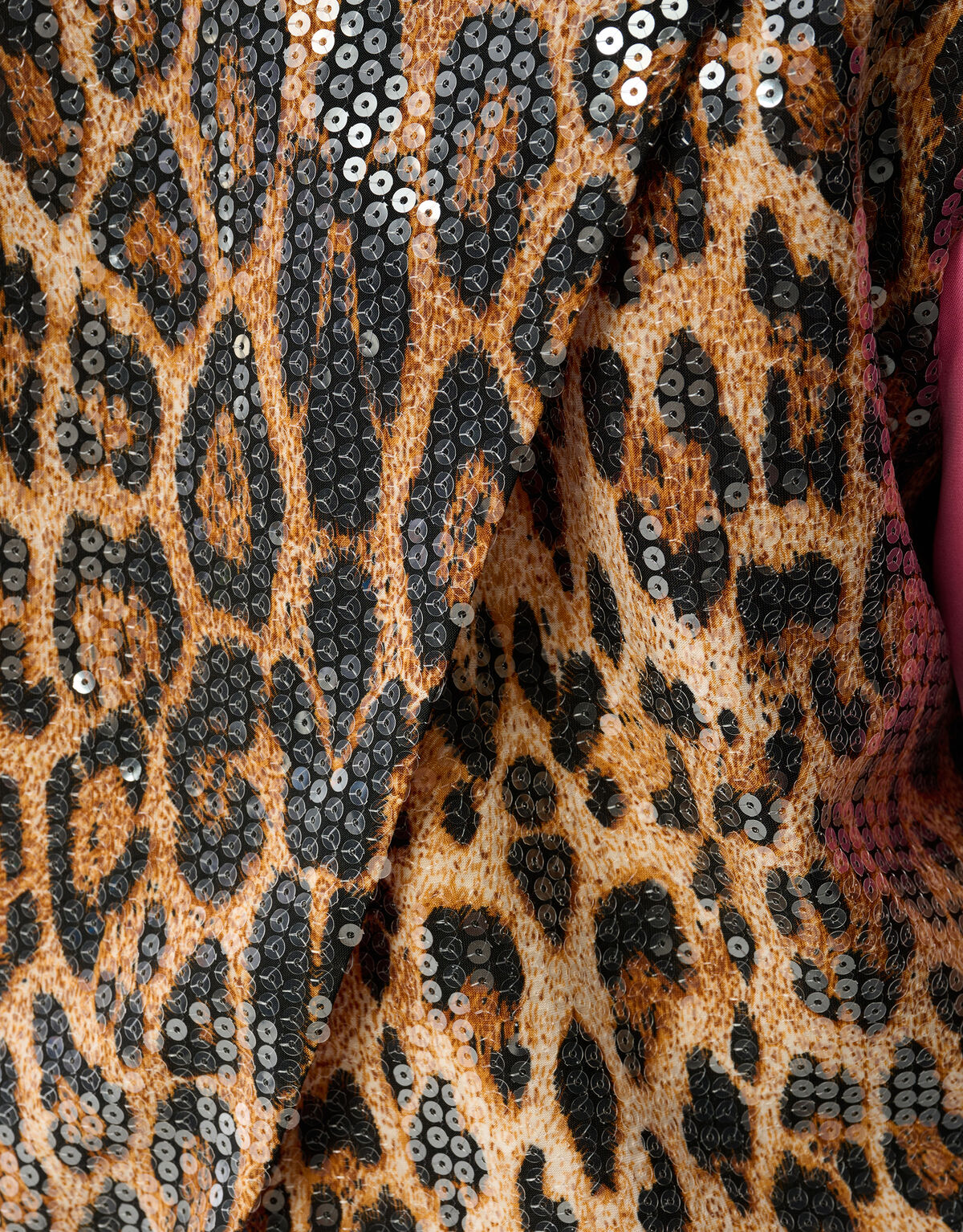 Sequin Leopard Blazer Roze SHOEBY GIRLS