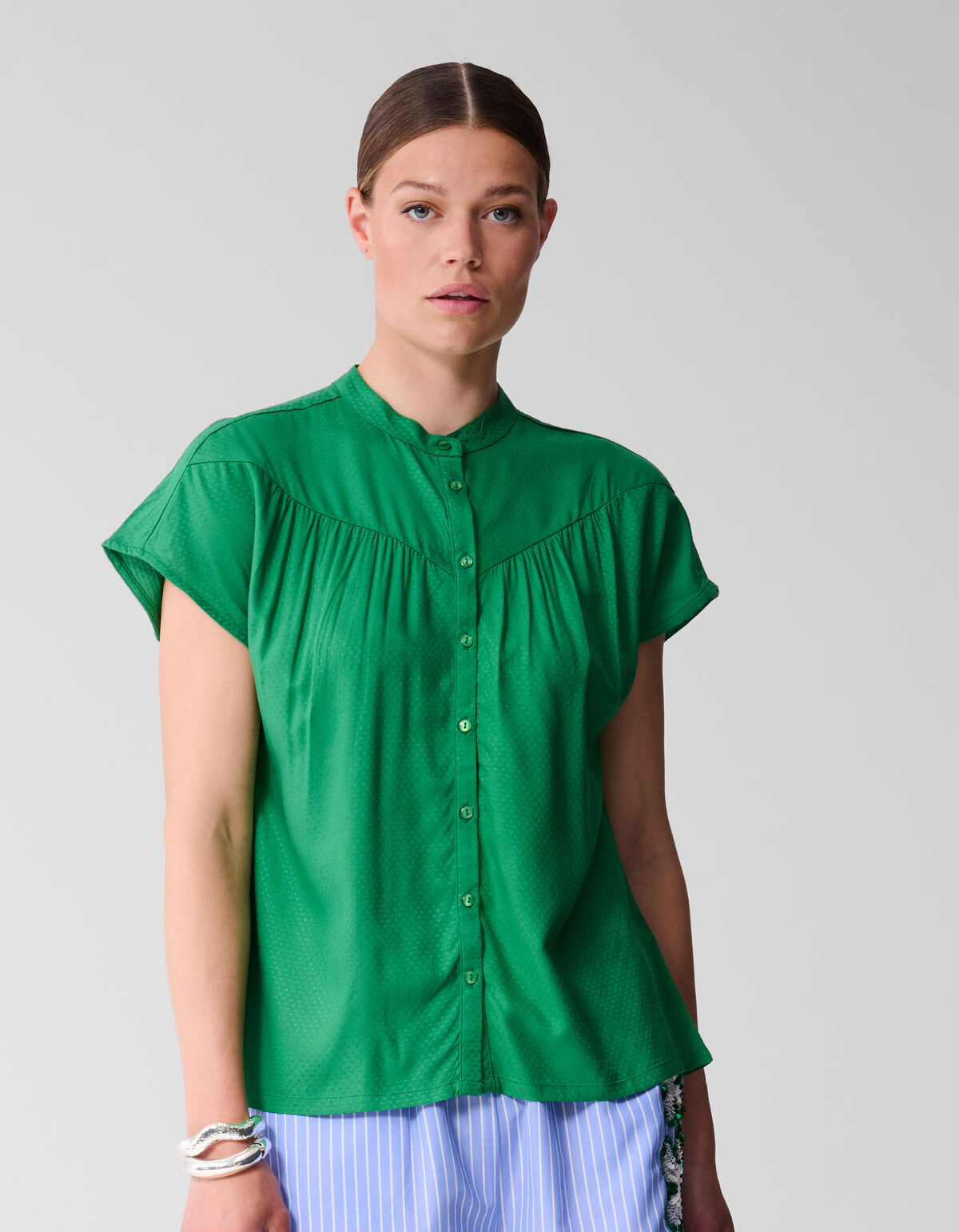 Structuur Top Groen SHOEBY WOMEN