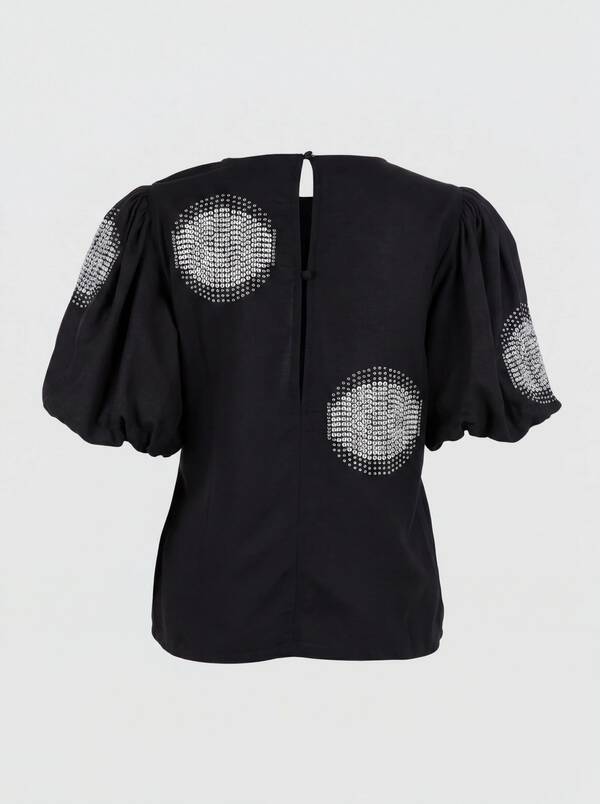 Polka Top Zwart SHOEBY WOMEN