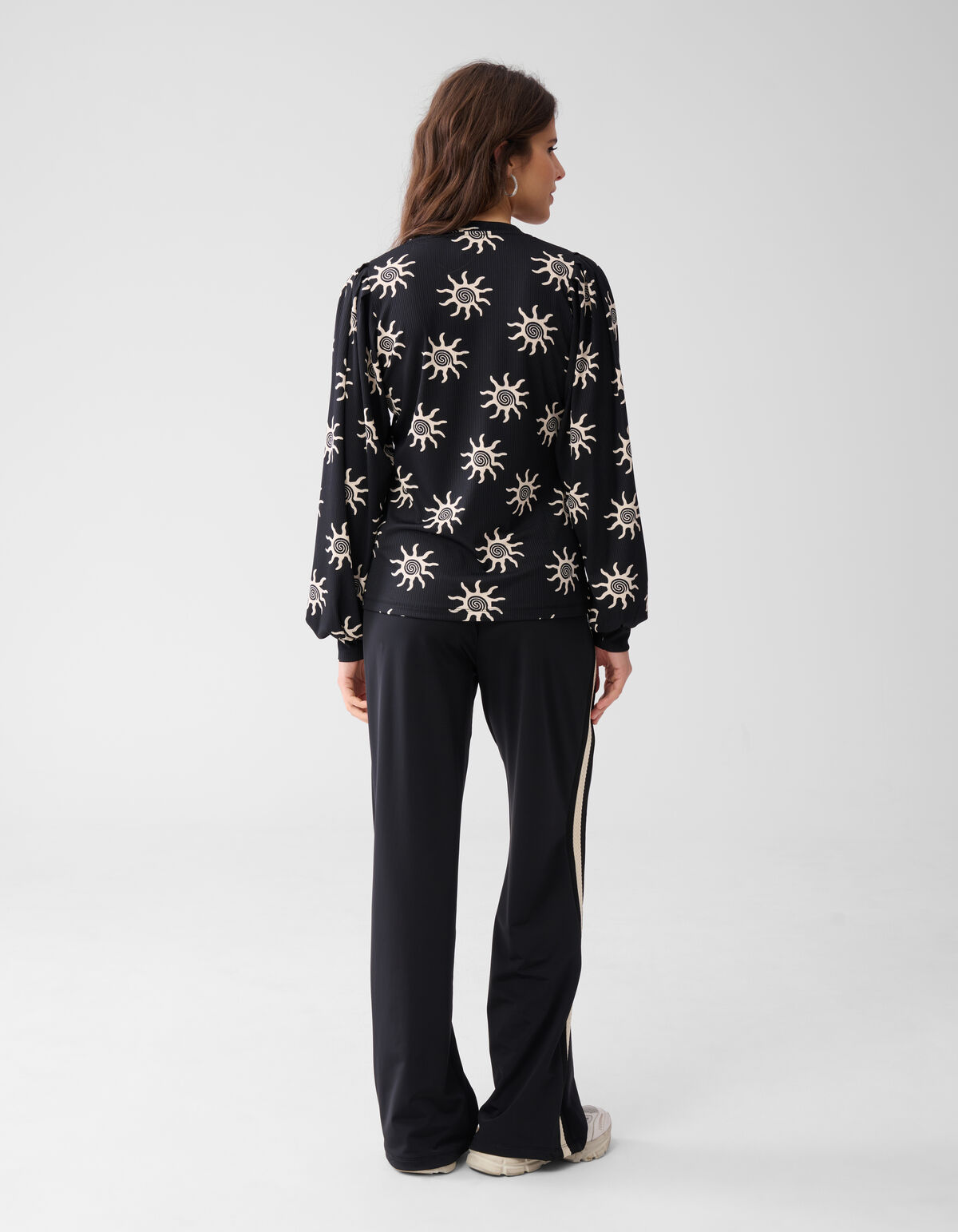 Rib Jersey Top Zwart SHOEBY WOMEN