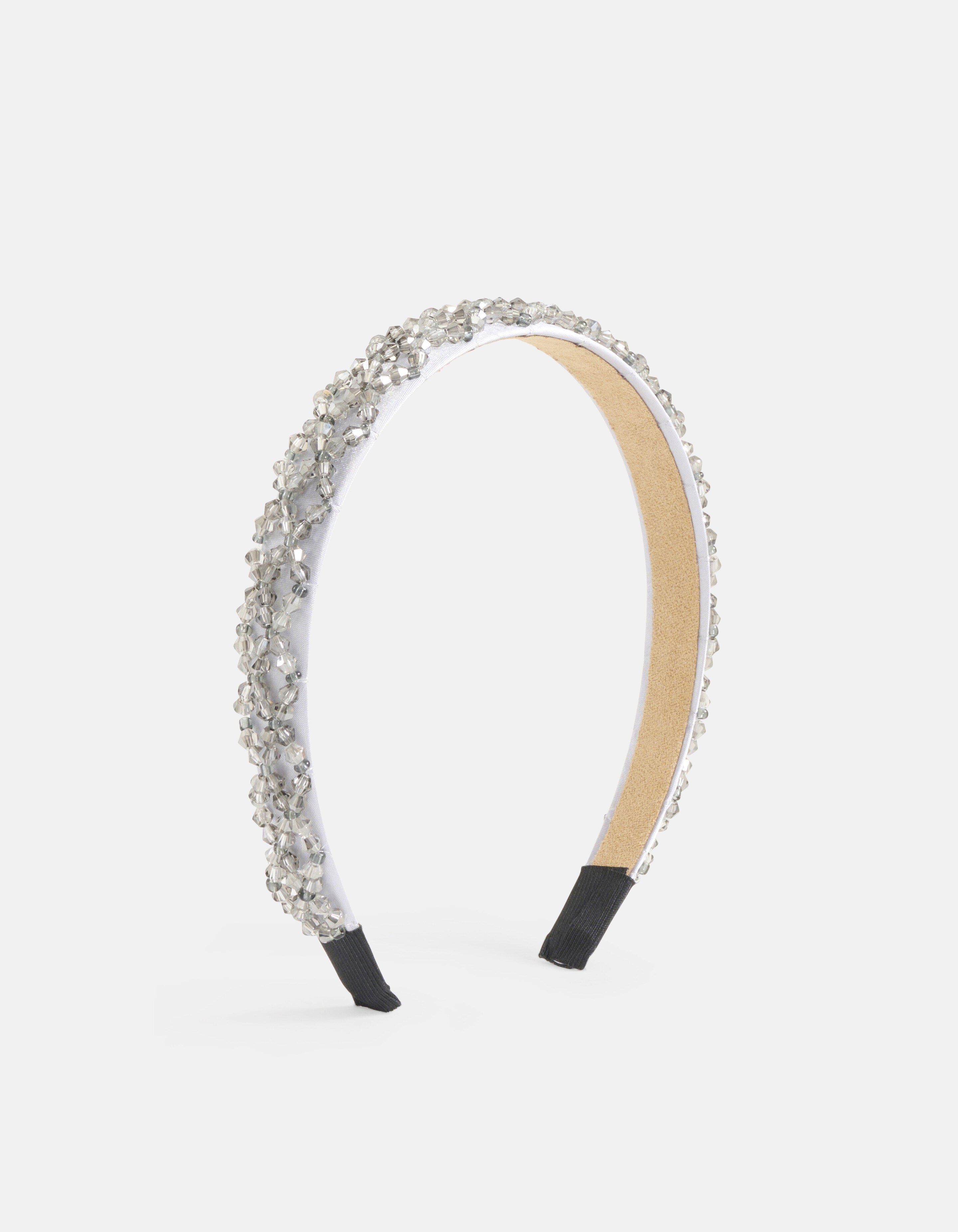 Beaded Haarband Zilver SHOEBY ACCESSOIRES