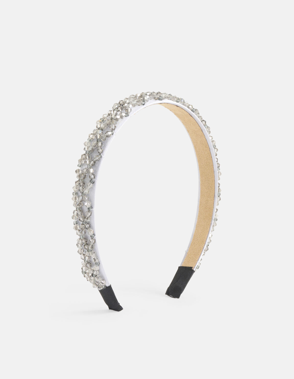 Beaded Haarband Zilver SHOEBY ACCESSOIRES