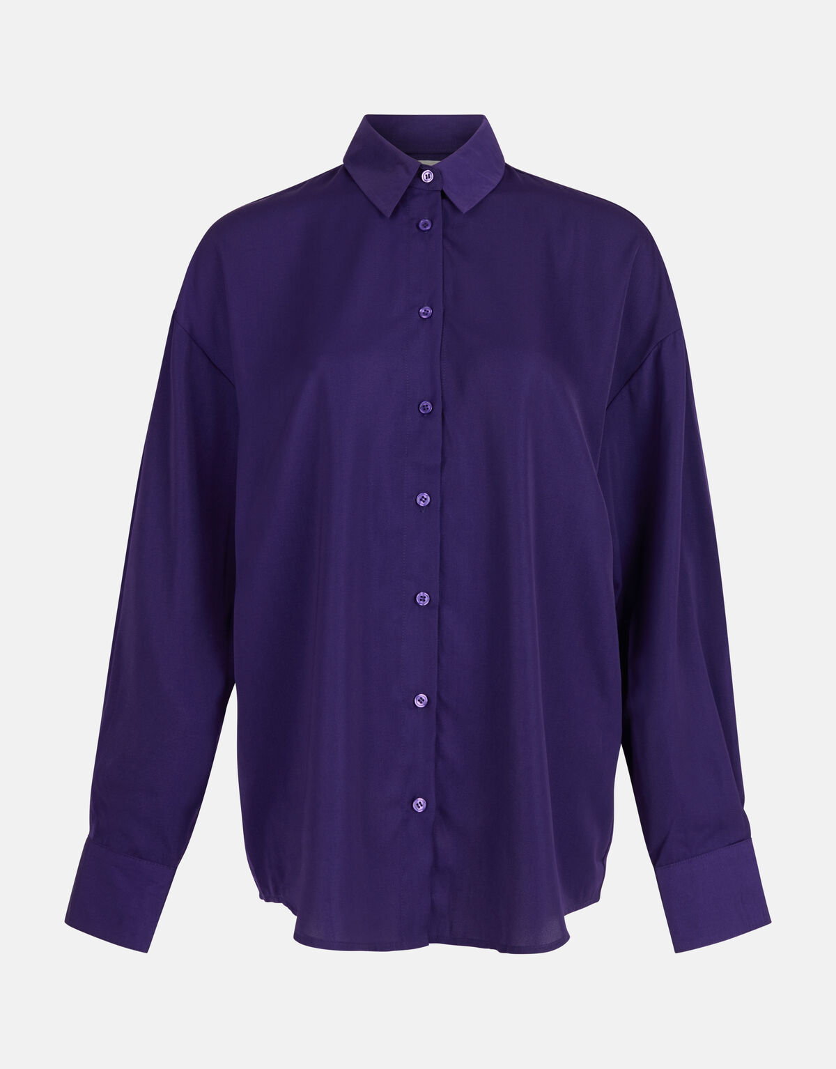 Satijnen Blouse Donkerpaars SHOEBY WOMEN