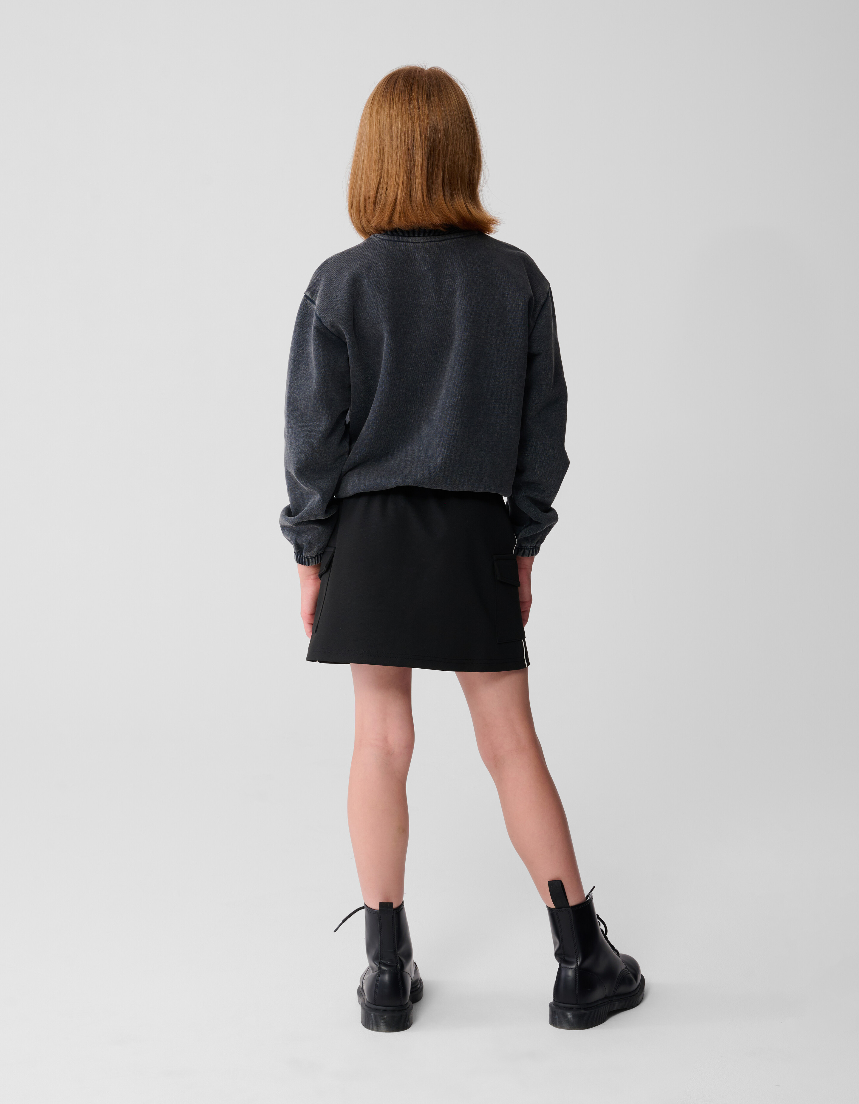 Sporty Cargo Mini Rok Zwart SHOEBY GIRLS