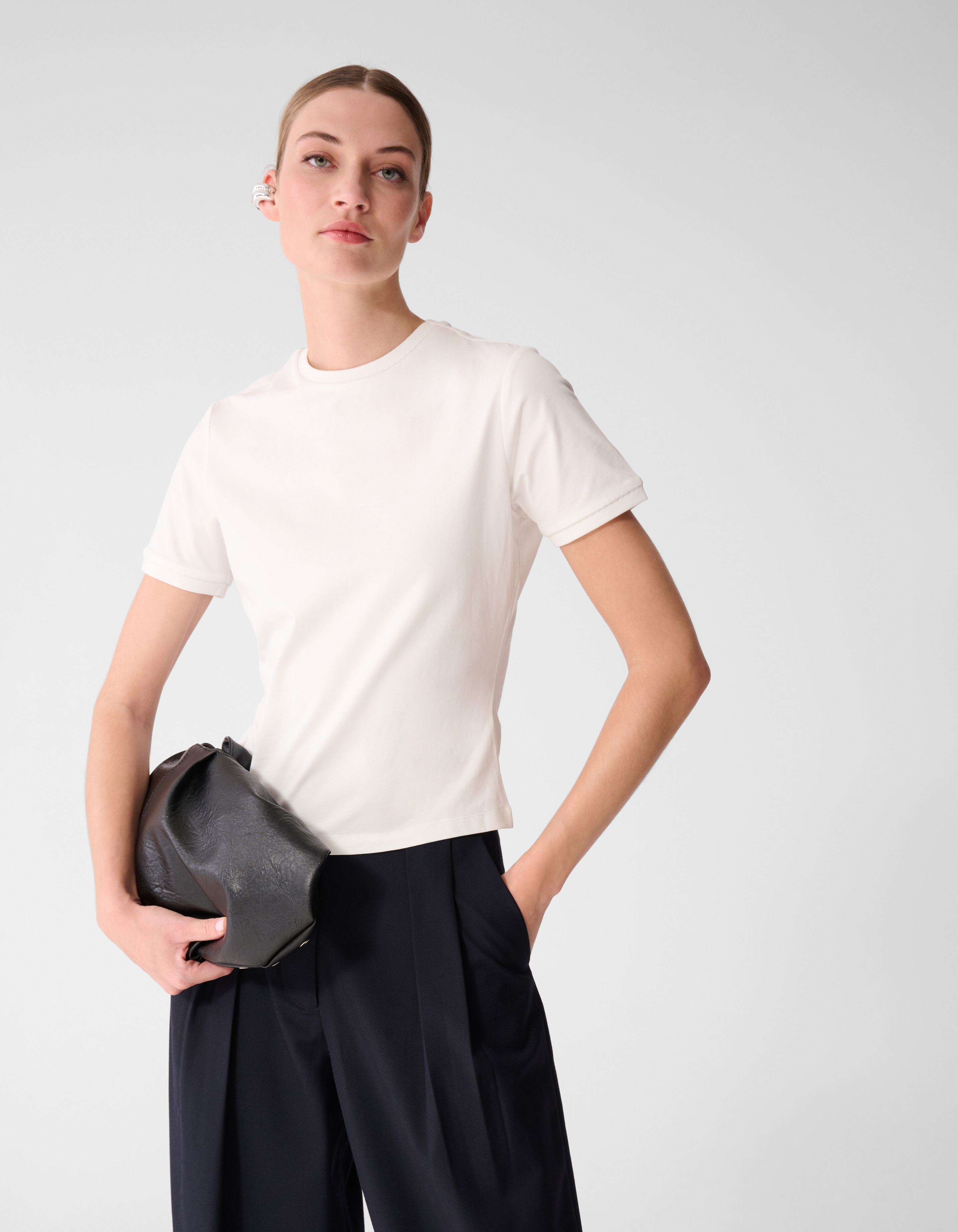Tailored T-shirt Gebroken Wit By Lonneke SHOEBY WOMEN