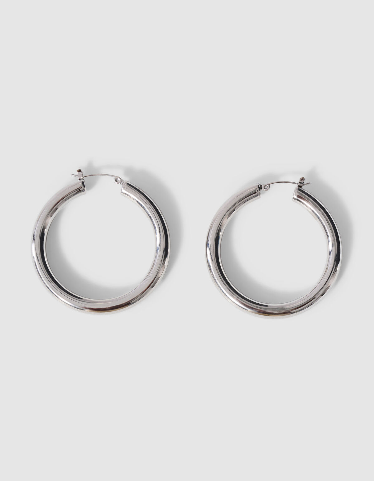 Basic Hoop Oorbellen Zilver SHOEBY ACCESSOIRES