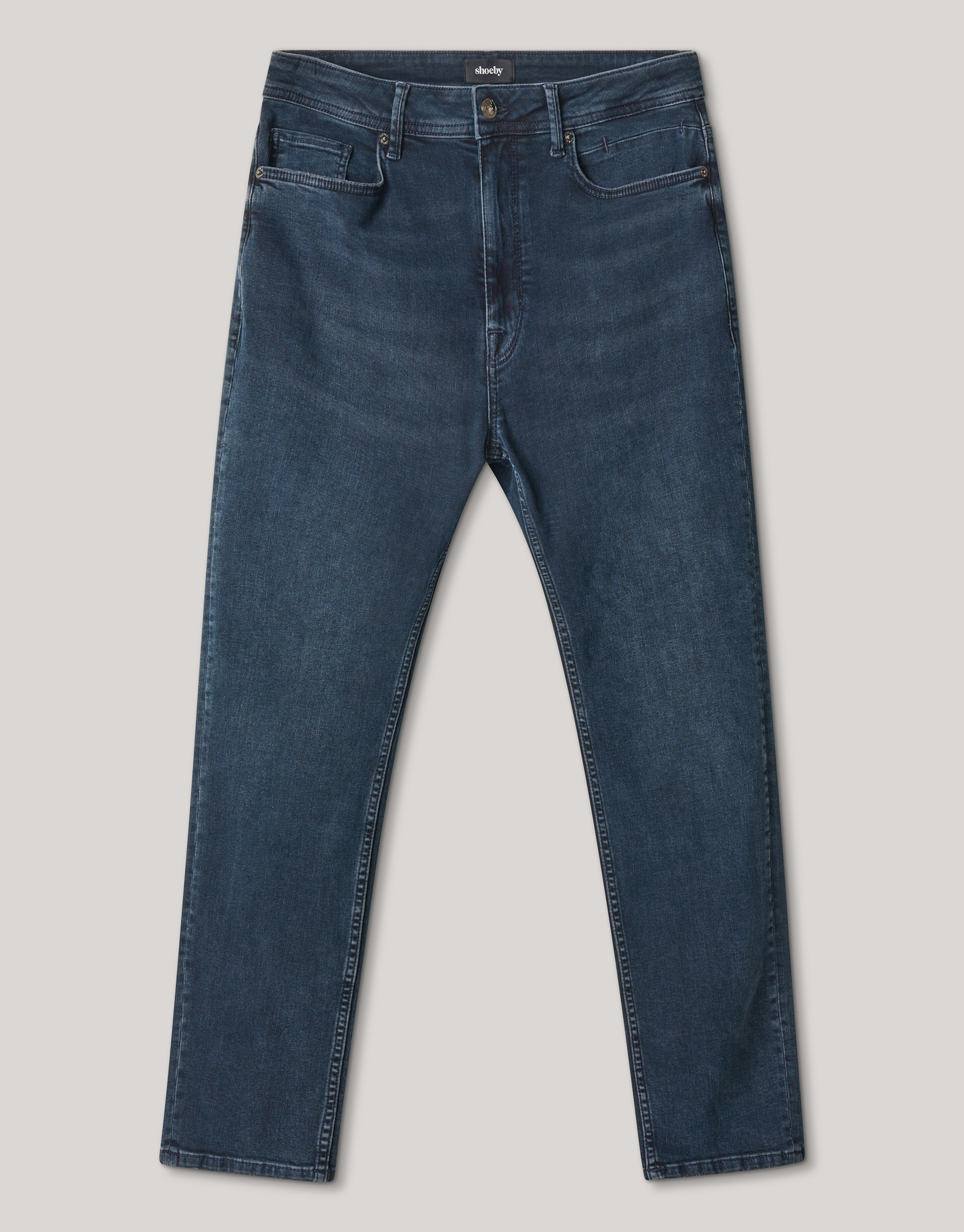 Slim Jeans Blauw/Zwart L32 SHOEBY MEN