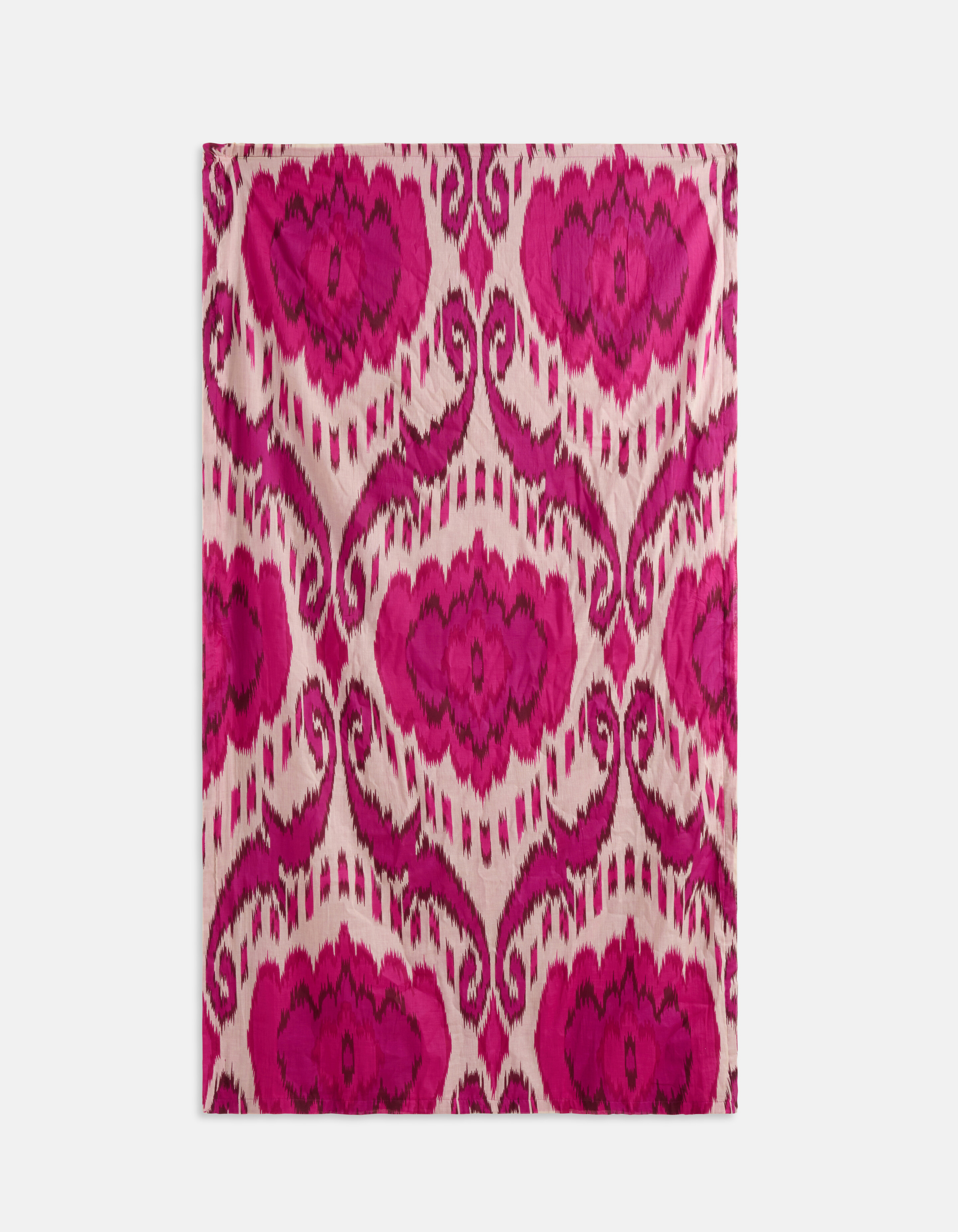 Grafische Print Badhanddoek Roze SHOEBY ACCESSOIRES