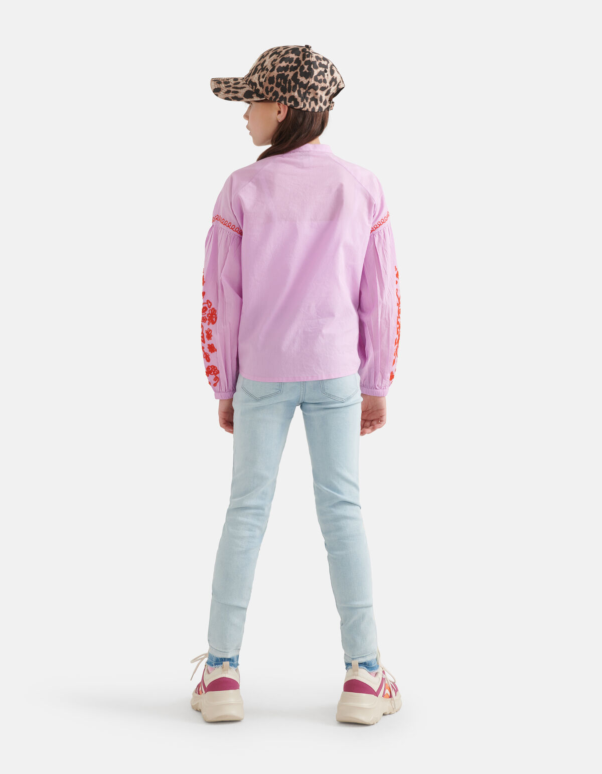 Embroidery Blouse Lichtpaars SHOEBY GIRLS