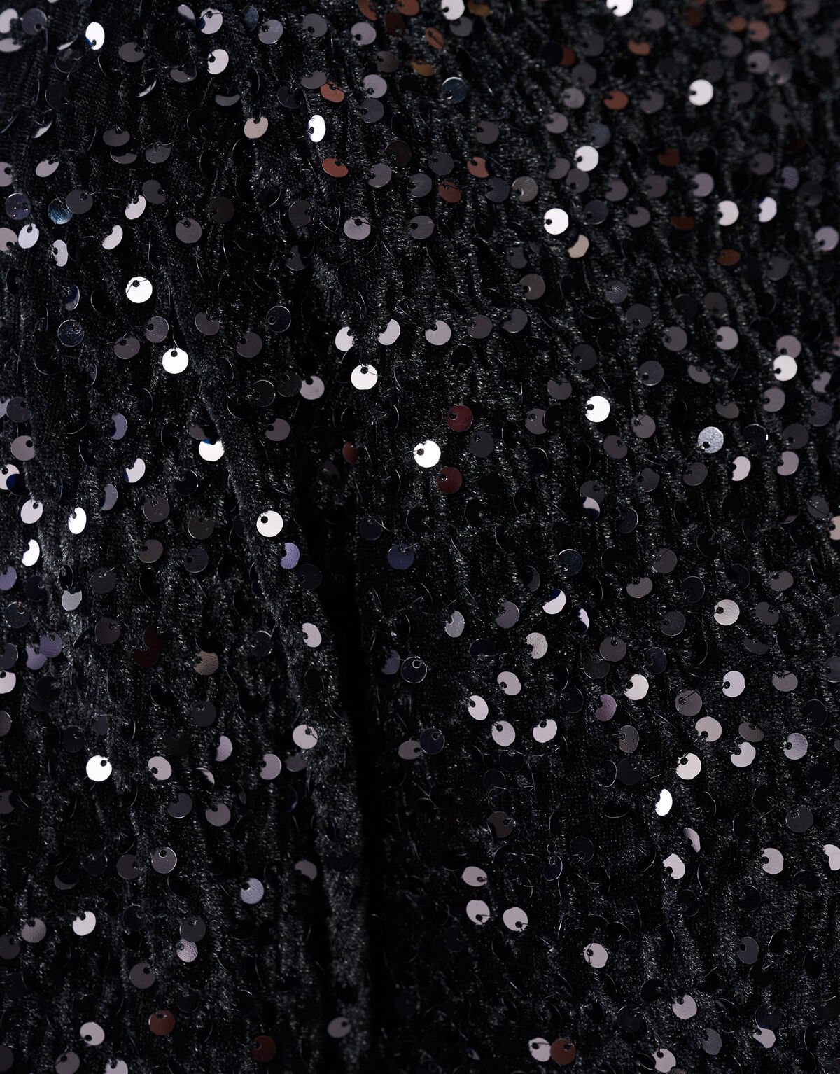 Sequin Mini Jurk Zwart SHOEBY WOMEN