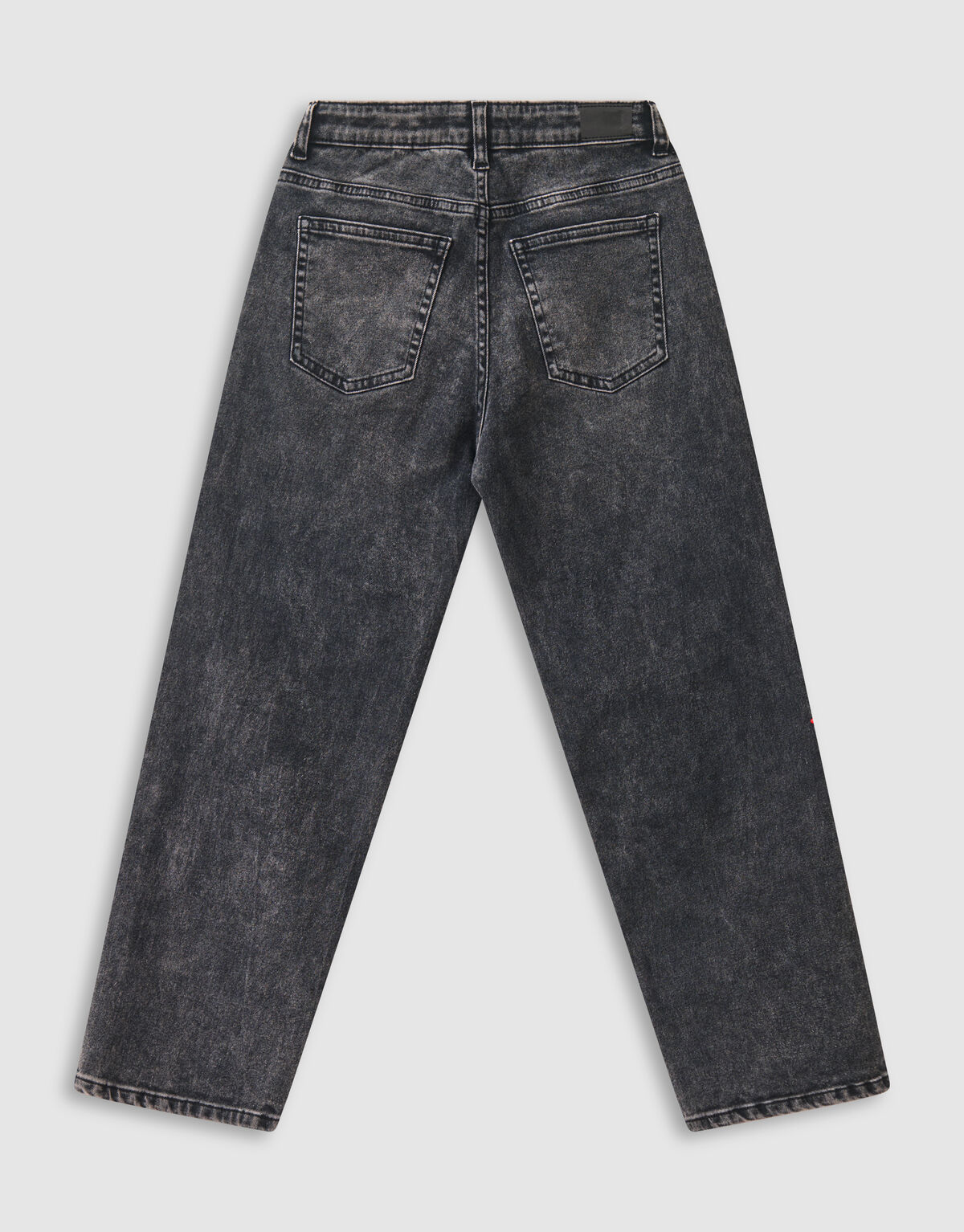 Baggy Fit Jeans Donkergrijs SHOEBY BOYS