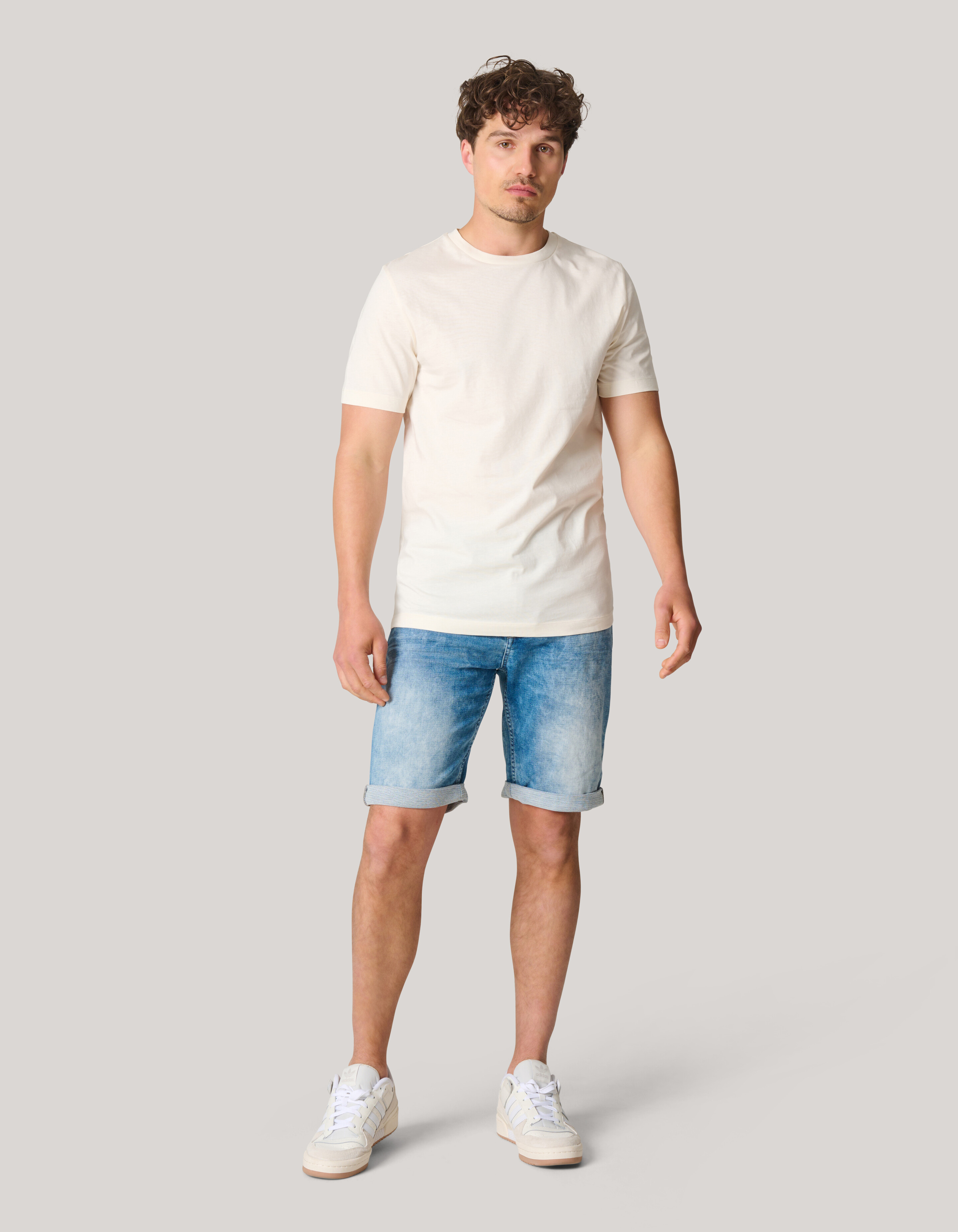 Artwork T-shirt Gebroken Wit SHOEBY MEN