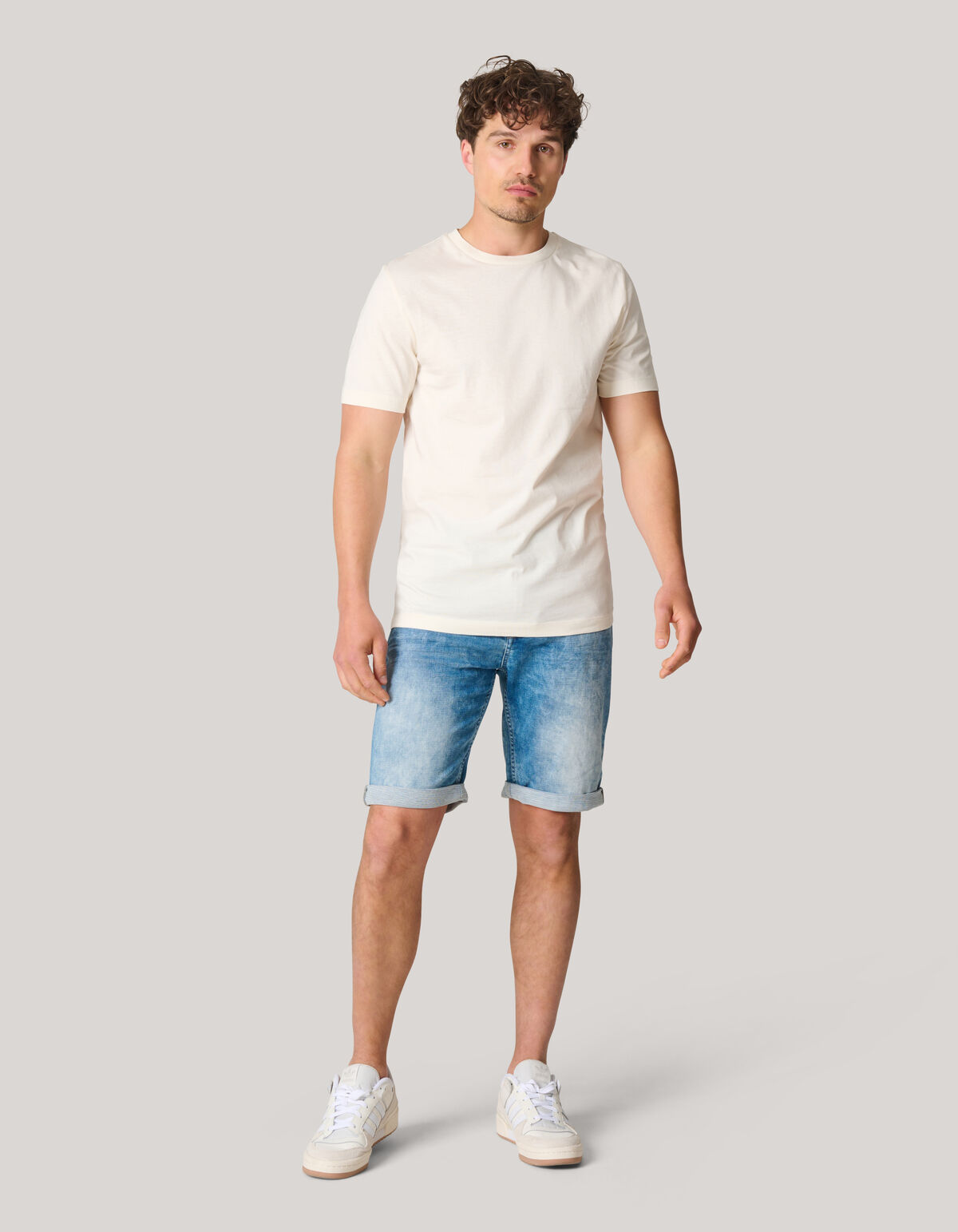 Artwork T-shirt Gebroken Wit SHOEBY MEN