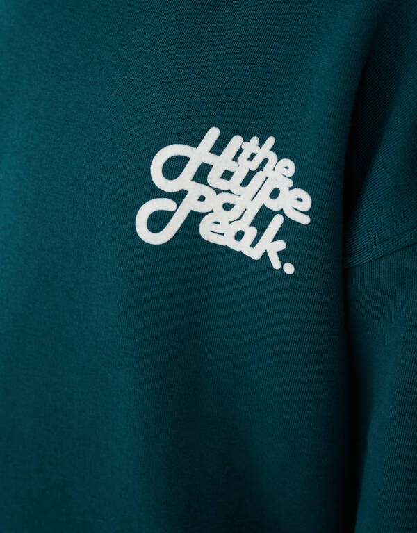 Hype Artwork Hoodie Donkergroen SHOEBY BOYS