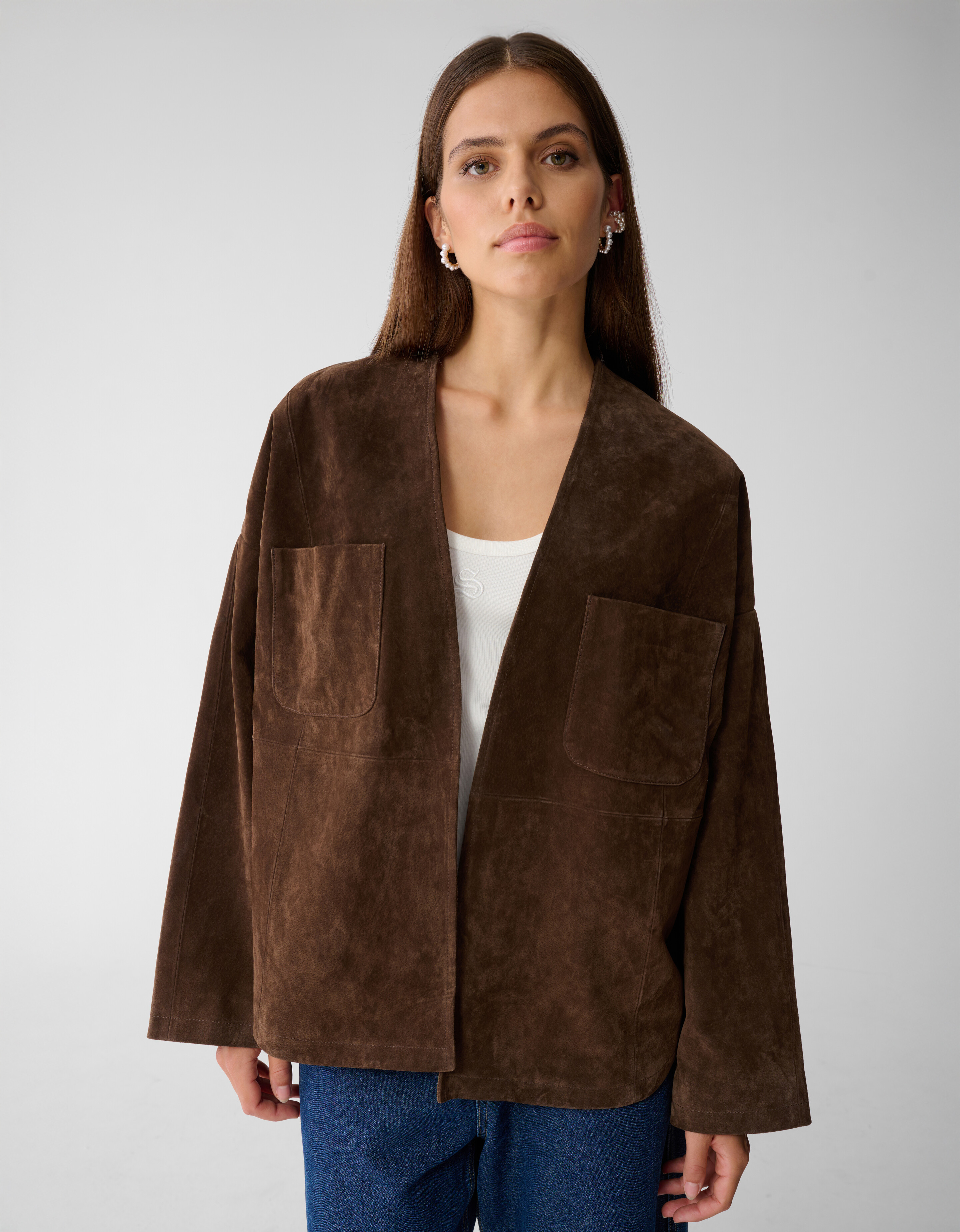 Relaxed Fit Suede Jack Bruin By Mieke SHOEBY WOMEN